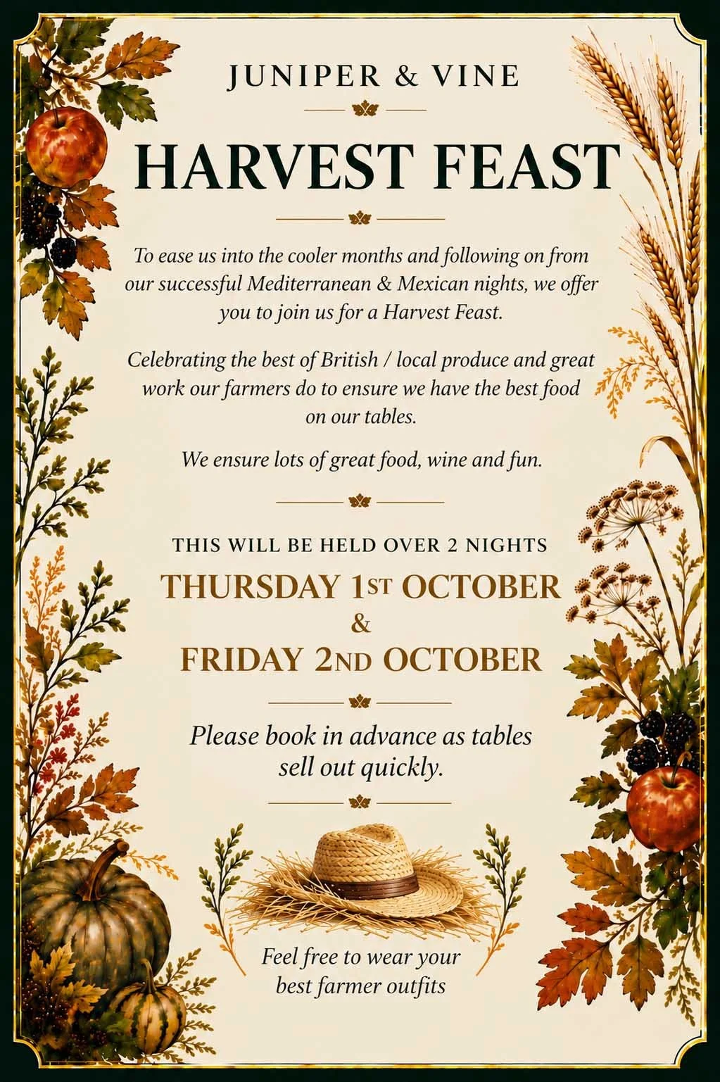 Harvest Feast