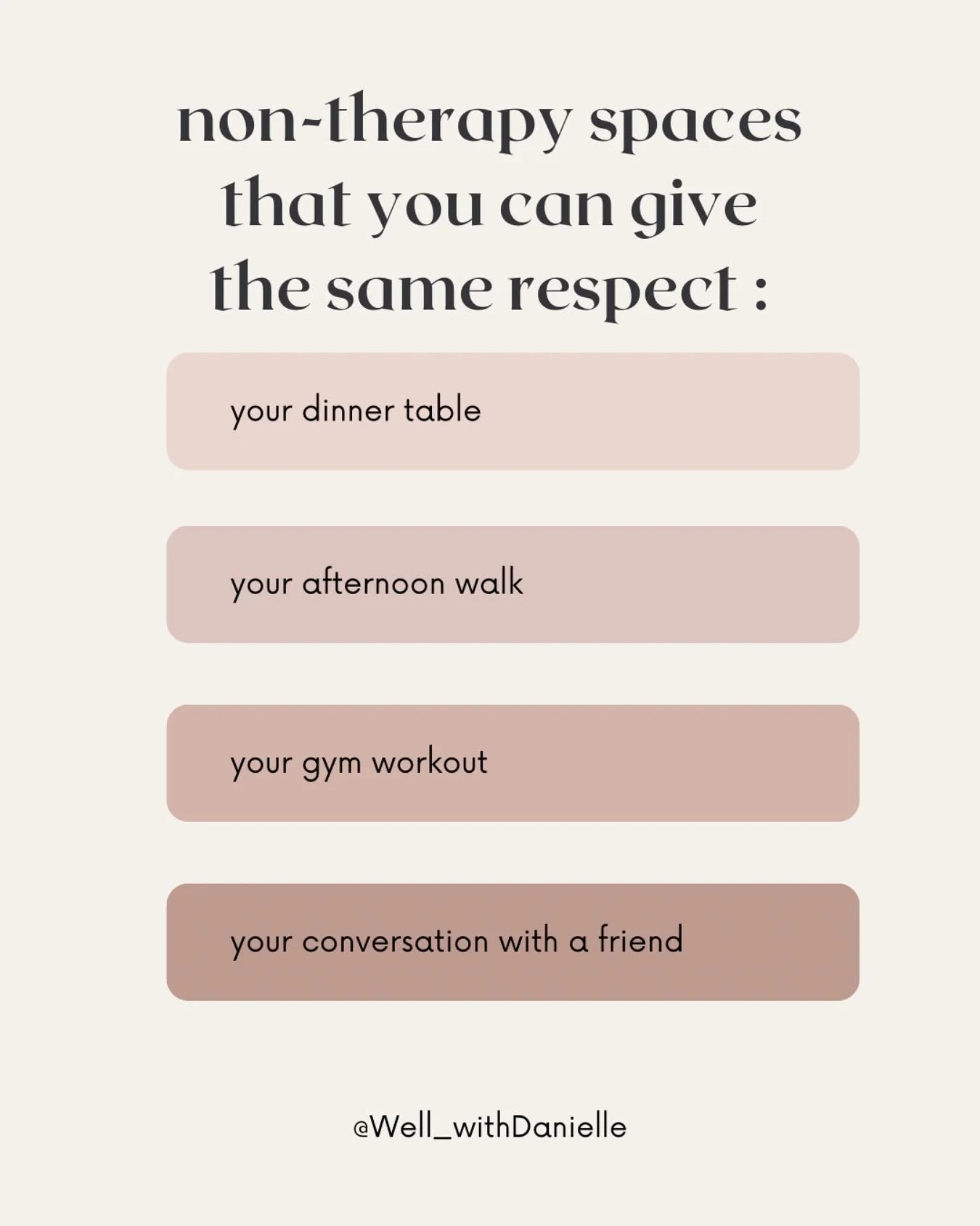 As a therapist, I have the luxury of seeing people at what is often their most present. 🧘&zwj;♀️

Think about it: in what other spaces do you put your phone away, and have 50 straight minutes of totally uninterrupted connection with yourself or with