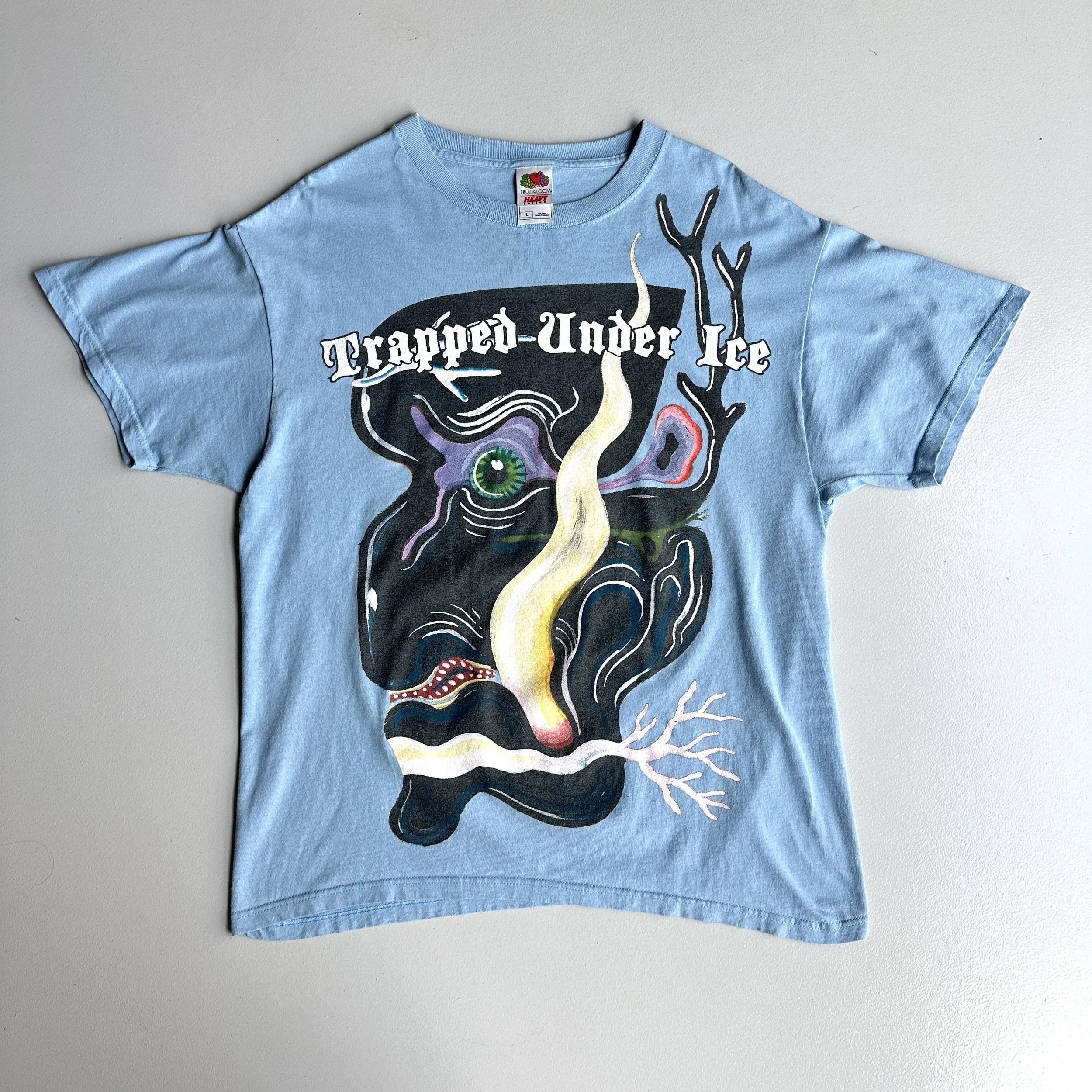 Trapped Under Ice Stay Cold 2008 T Shirt L