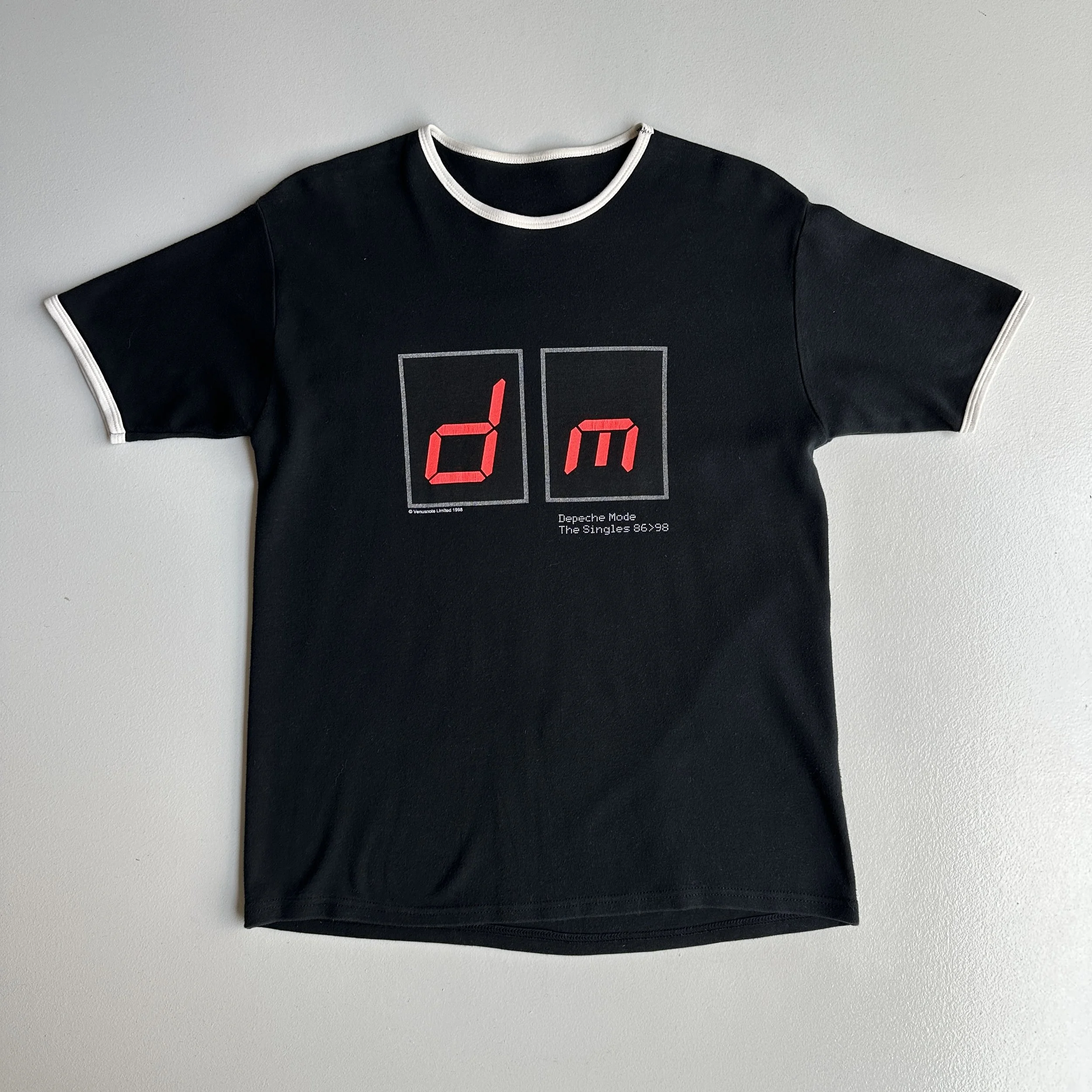 Depeche Mode Singles 1998 Ringer T Shirt