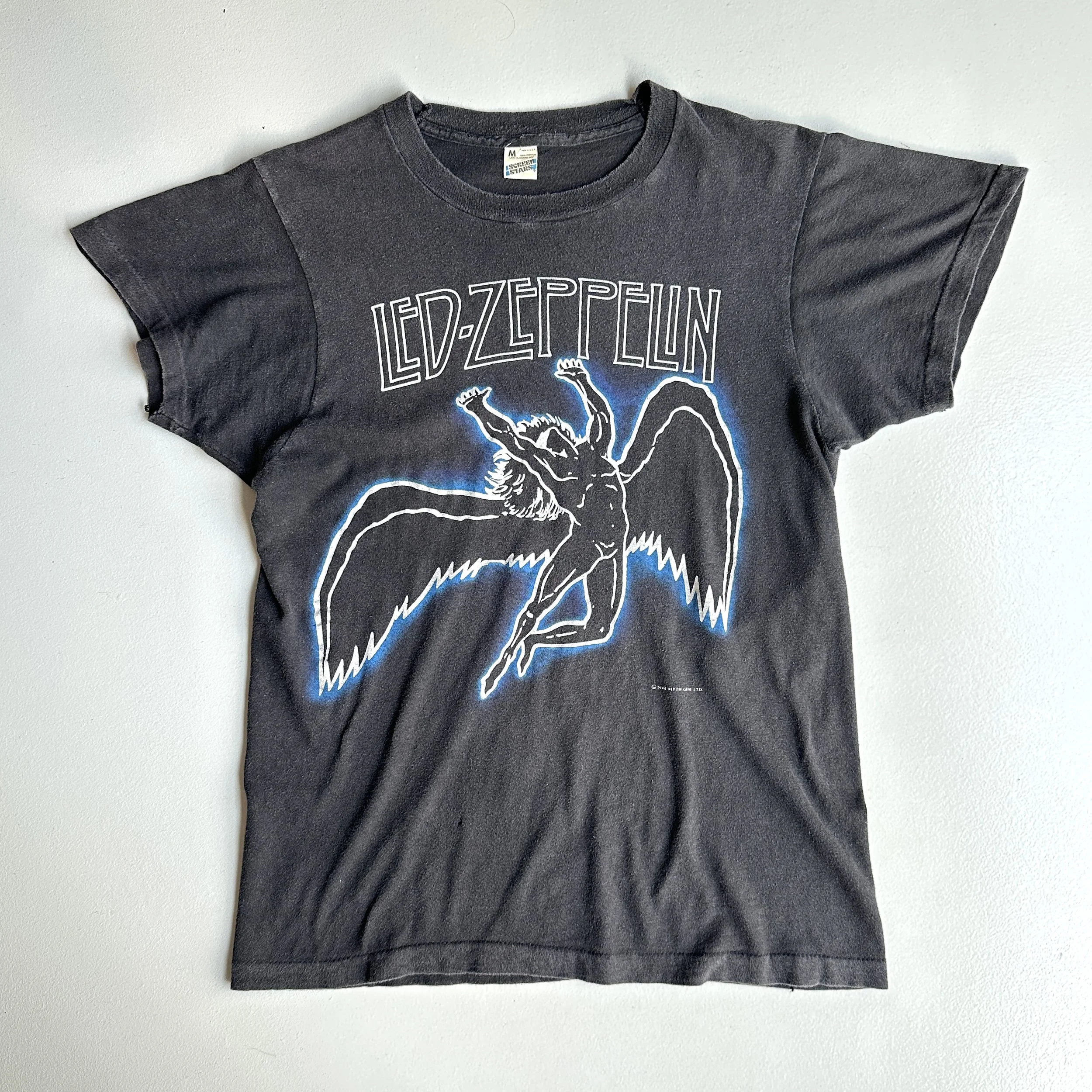 Led Zeppelin 1984 Swan Song T Shirt M