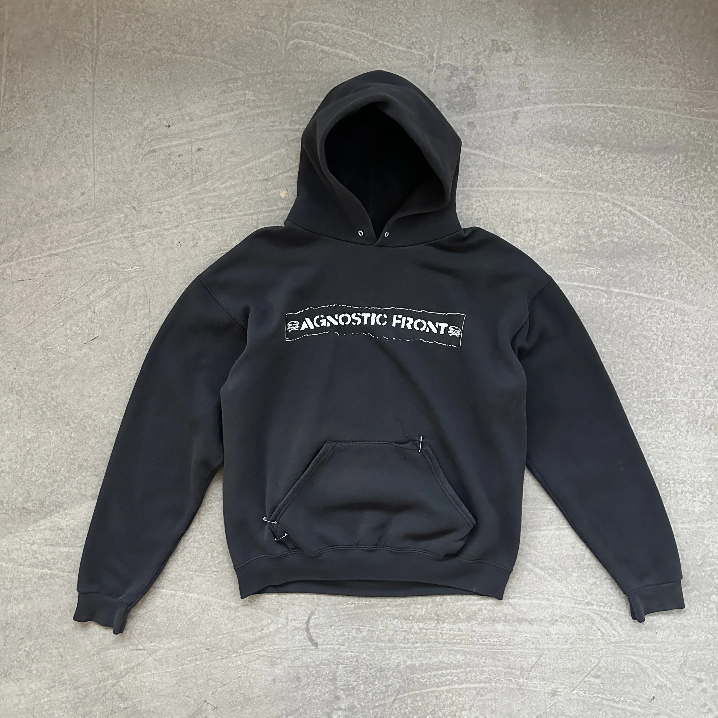 Agnostic Front 2001 Dead Yuppies Hoodie L