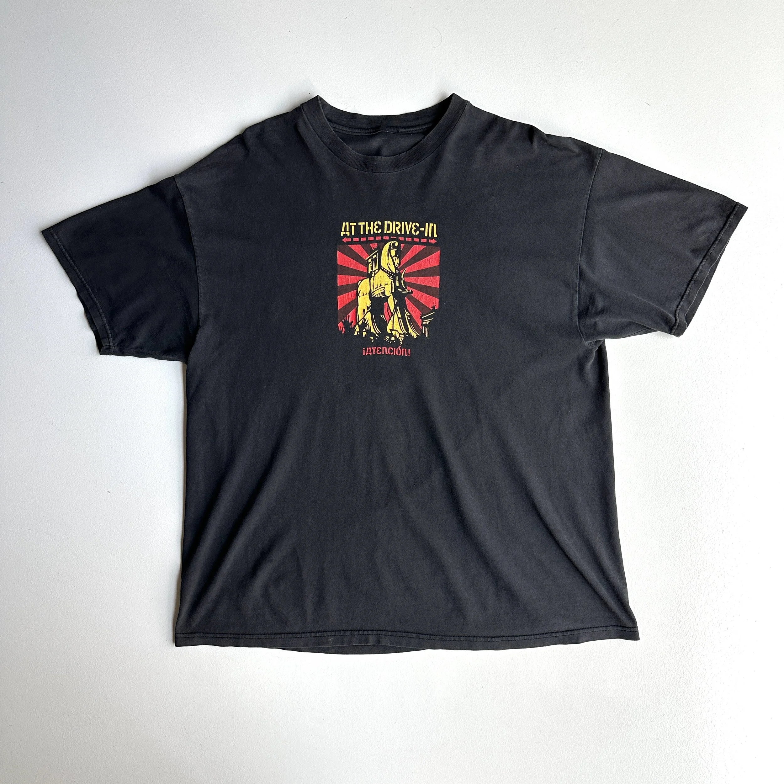 At The Drive In Atencion! Early 2000 T Shirt XL
