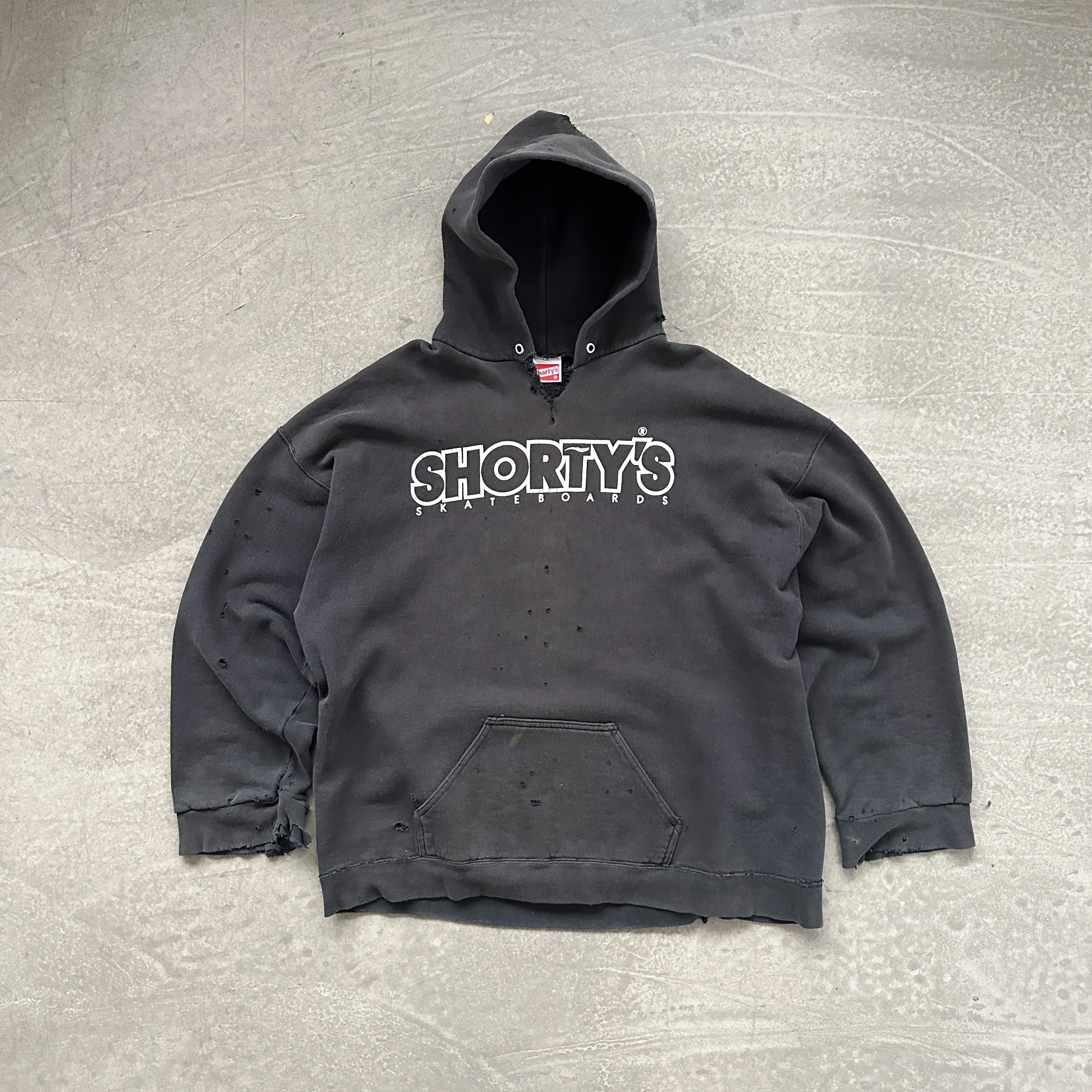 Thrashed 90s Shorty's Skateboards Hoodie XL