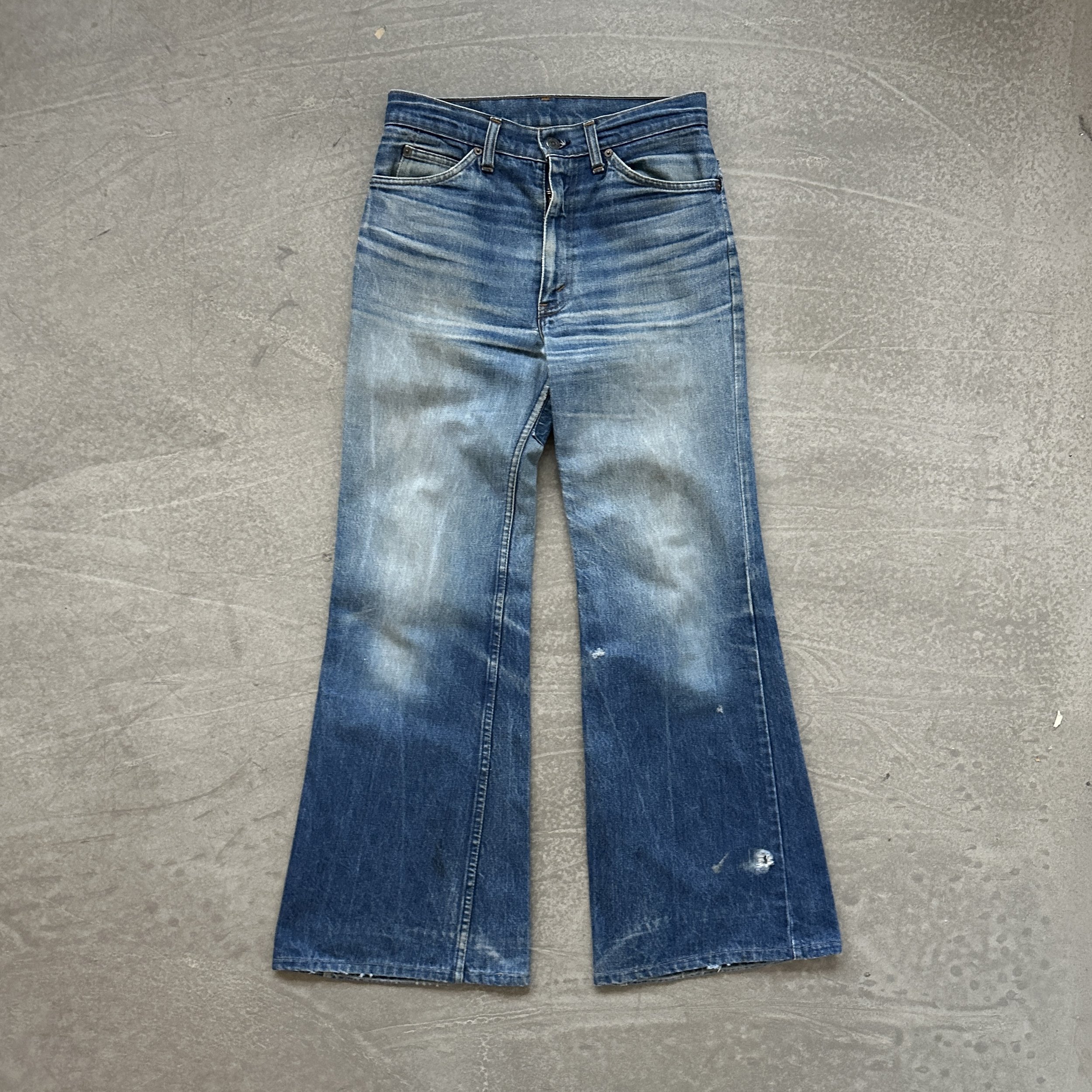 Vintage 70s Levis 522 Flare Jean