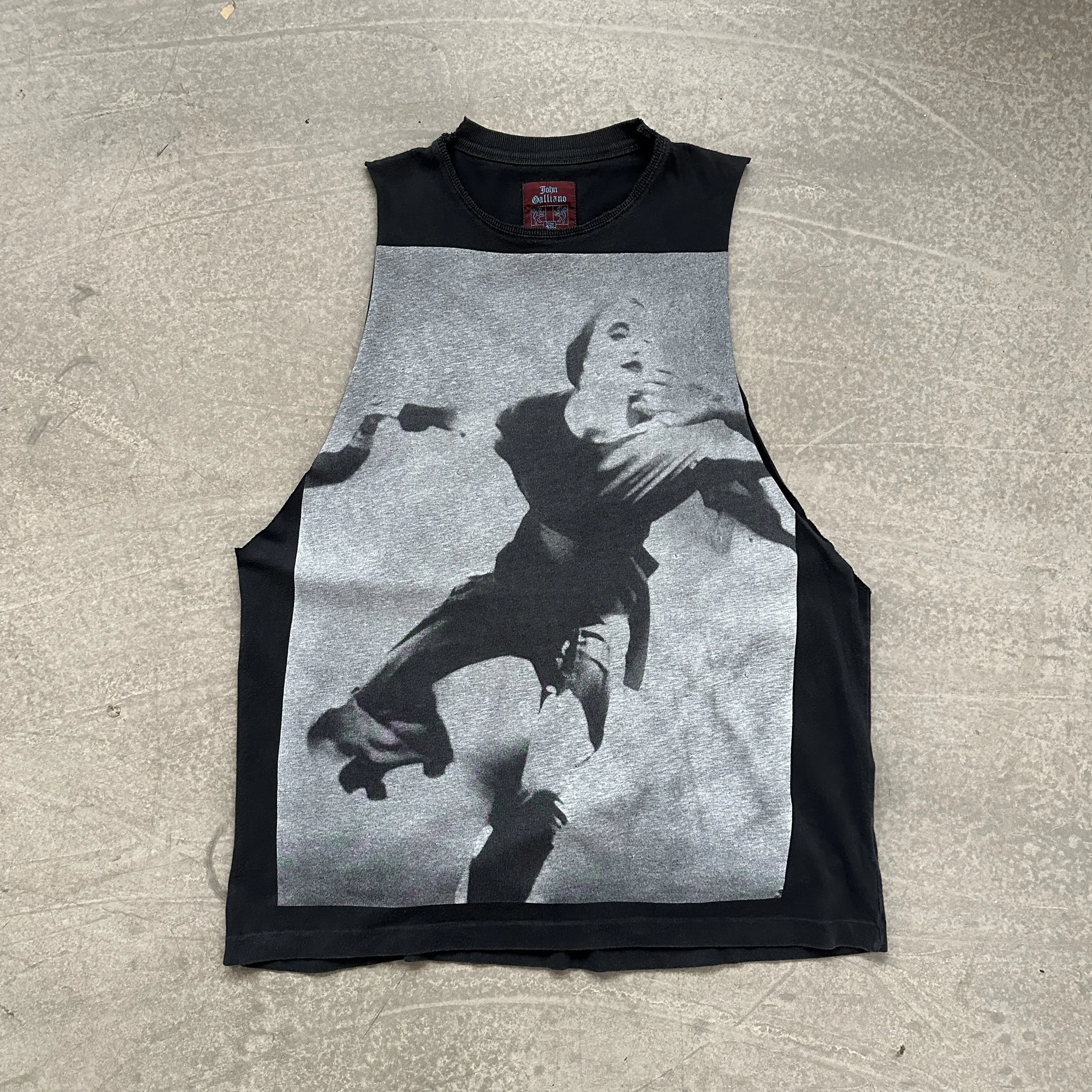 John Galliano 1989 Herren Cut Sleeve L