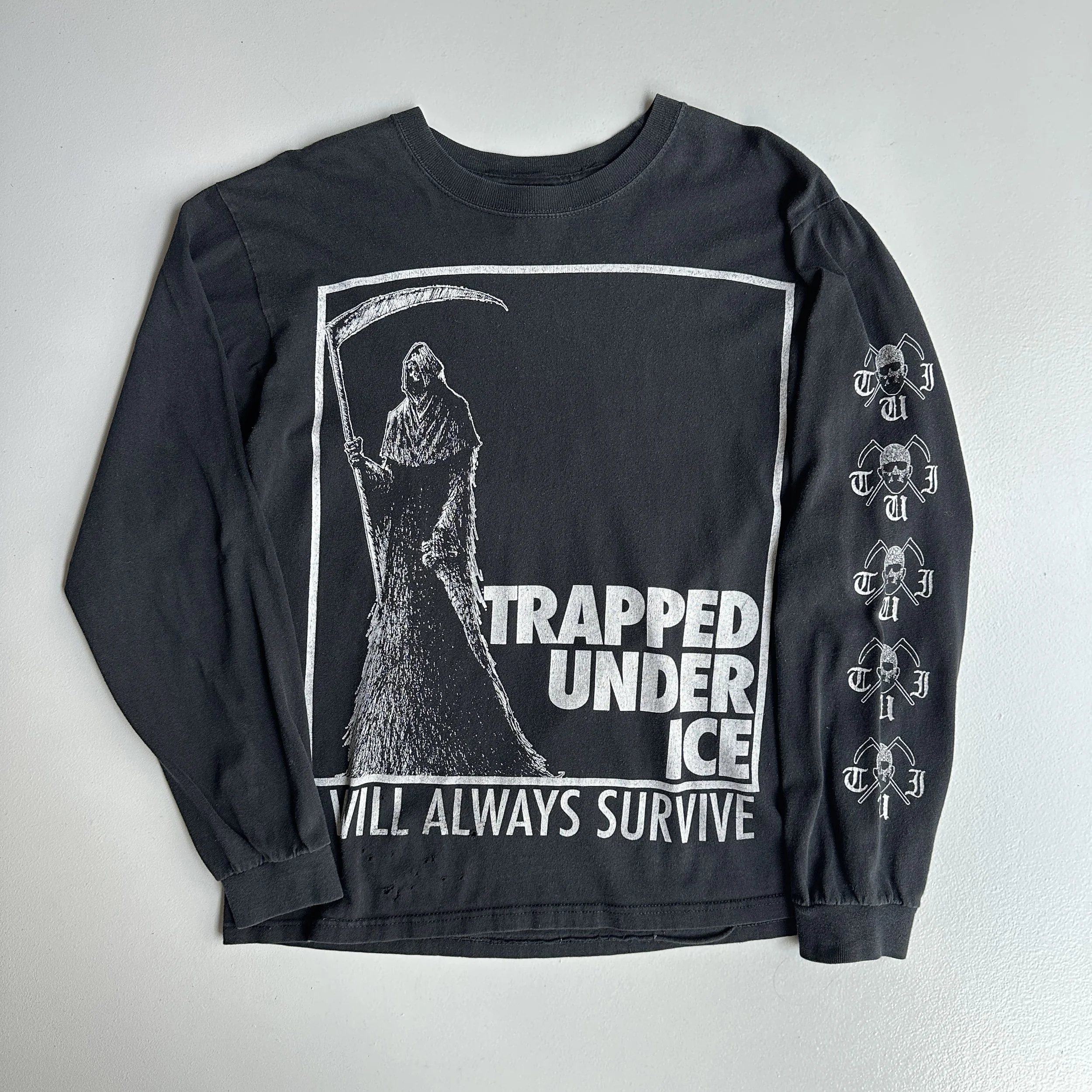 Trapped Under Ice I Will Always Survive 2009 T Shirt M
