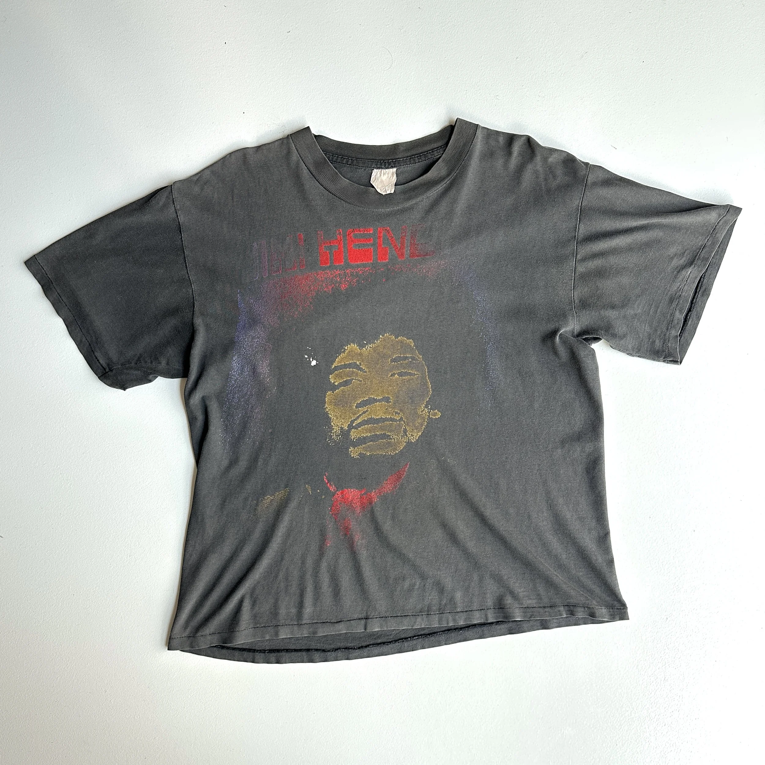 Jimi Hendrix Faded T Shirt 80s L