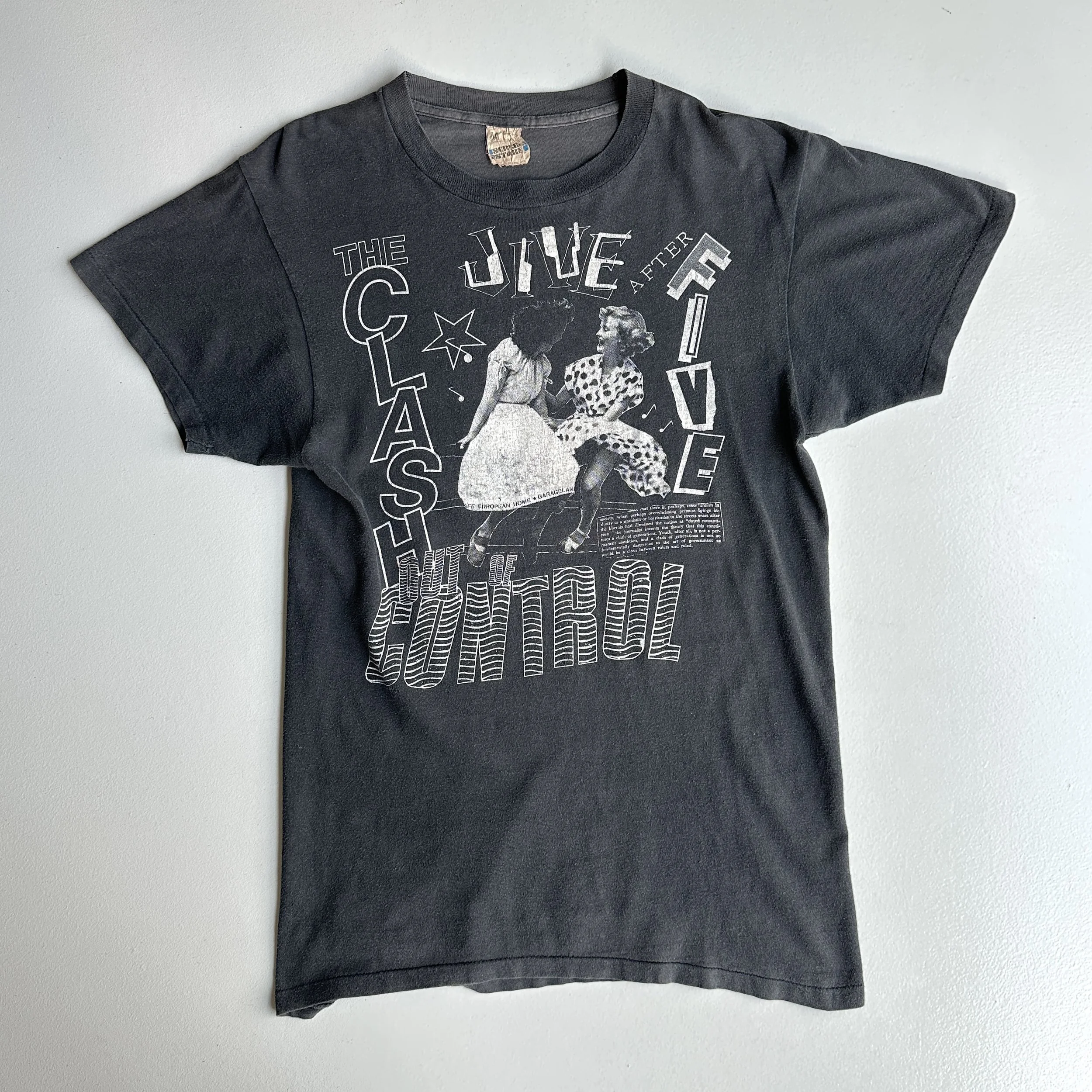 The Clash 1984 Out Of Control T Shirt M