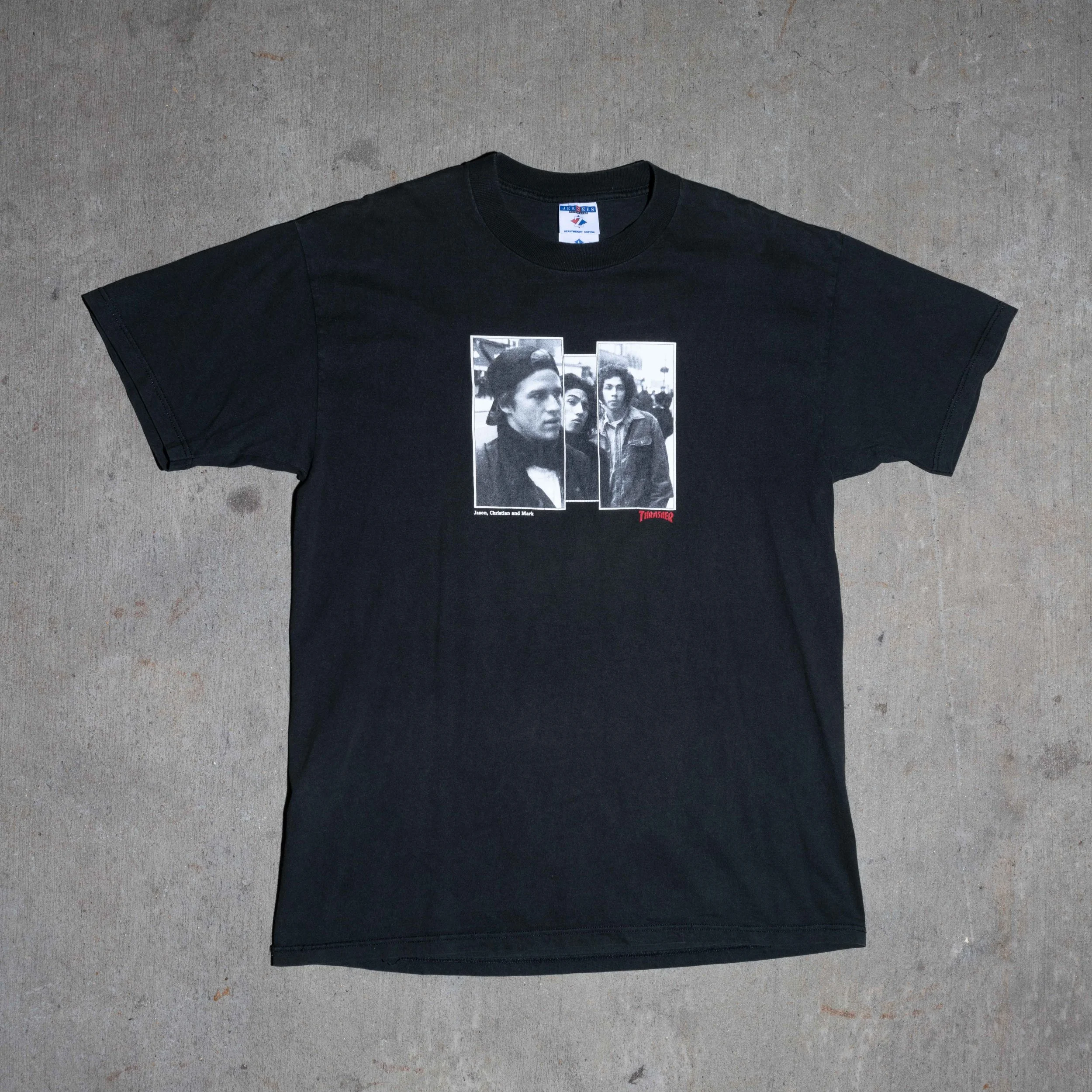 Thrasher Jason, Christian & Mark T Shirt 90s