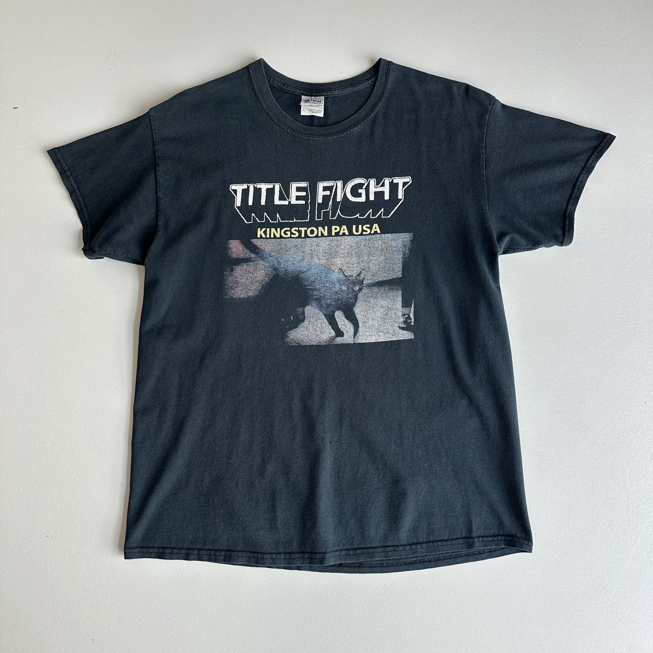 Title Fight Cat T Shirt 2011 Original