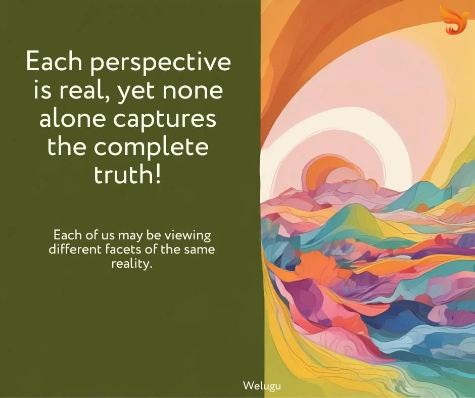 What each of us perceive