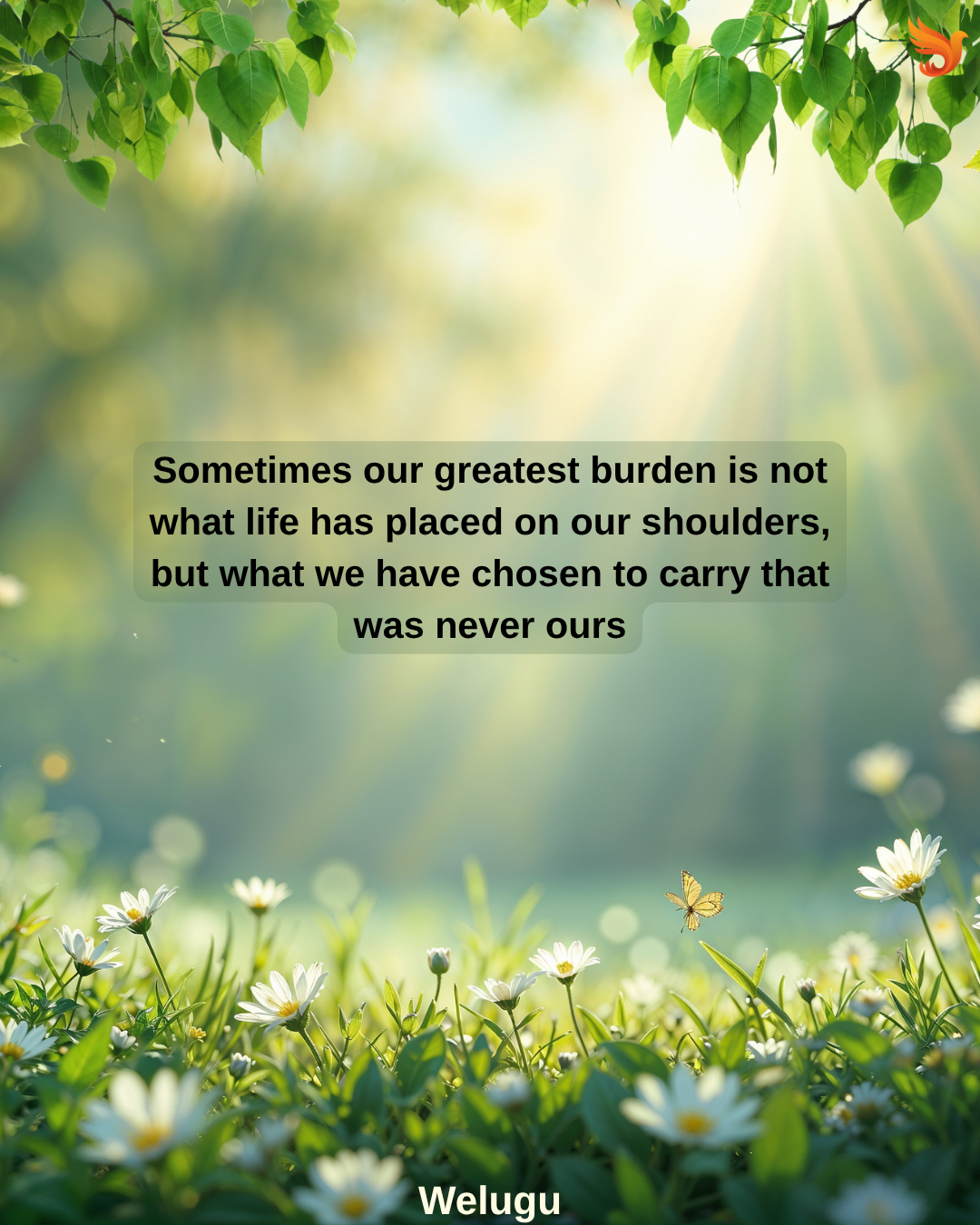 What if the burden is only in your mind?