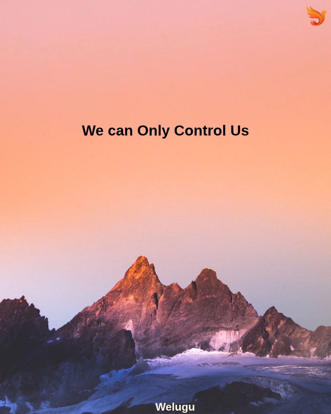 We Can Control Ourselves