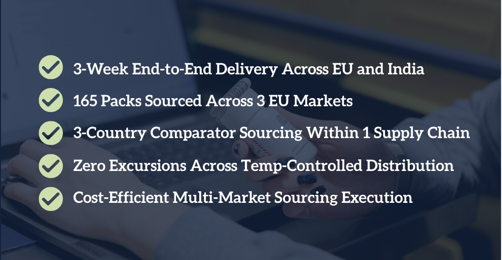 Tanner Pharma Comparator Sourcing
