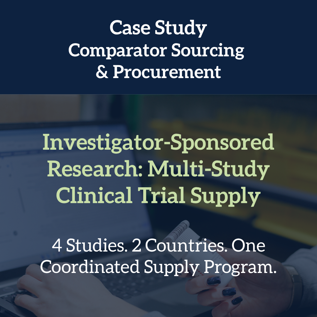 Investigator-Sponsored Research: Multi-Study Clinical Trial Supply