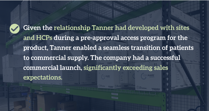 Tanner Pharma Commercial Distribution