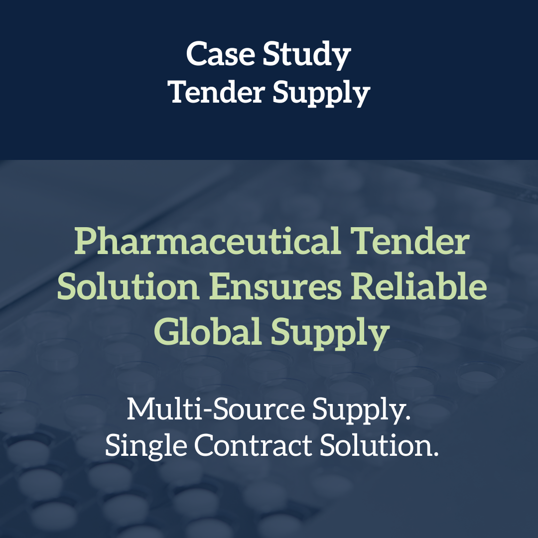 Pharmaceutical Tender Solution Ensures Reliable Global Supply