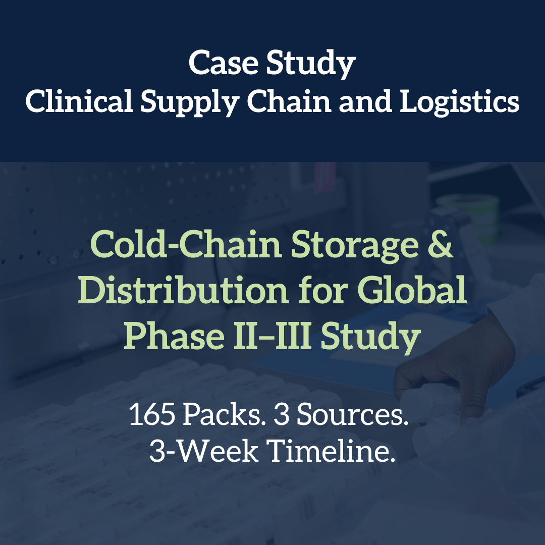Cold‑Chain Storage & Distribution for Global Phase II–III Study