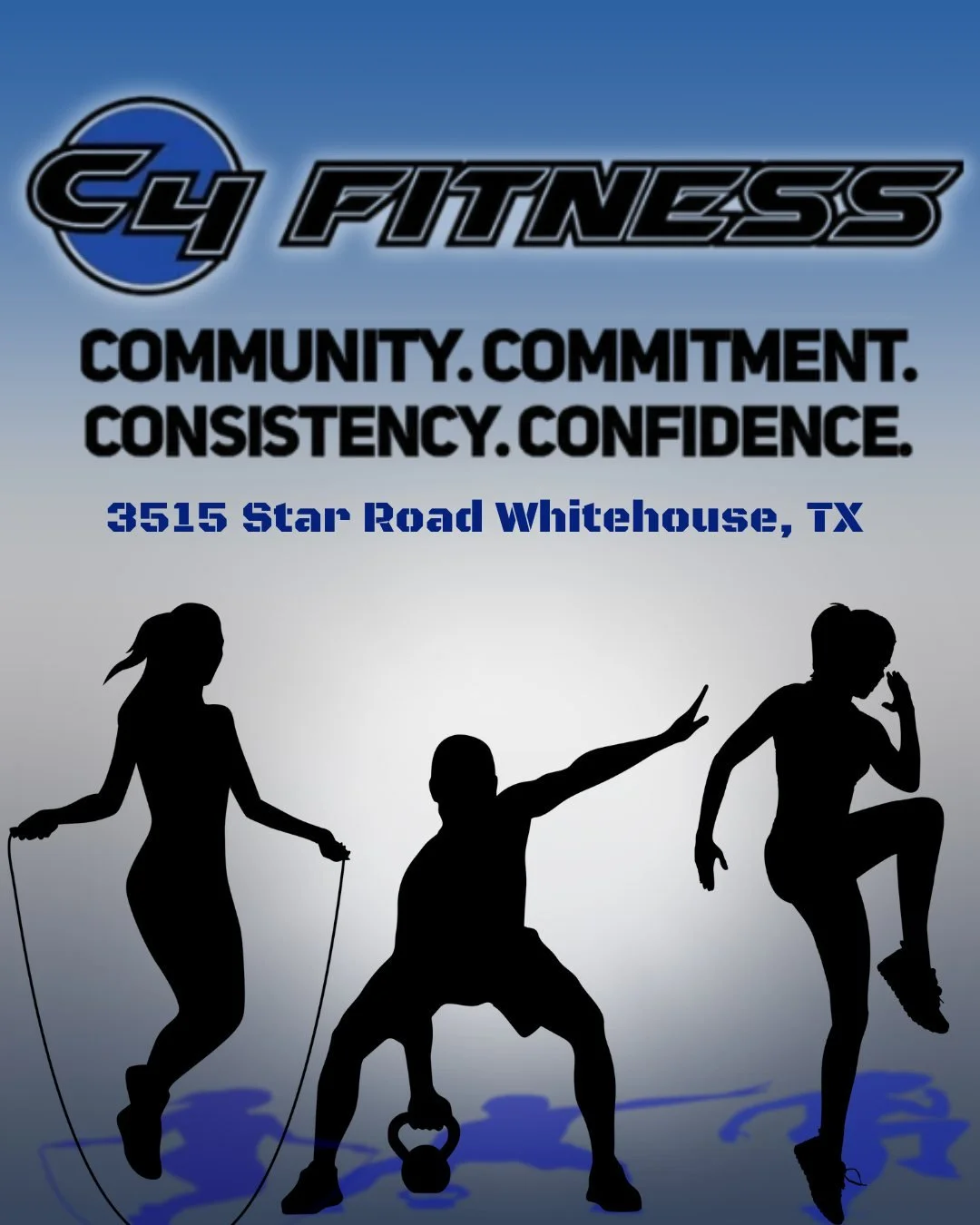 C4 means Community, Commitment, Consistency, and Confidence. Find your community at C4 Fitness in Tyler, TX. Functional fitness for all levels. Start with Foundations, then take your training further with Move and Forge. 

#C4Fitness #TylerTX #EastTe