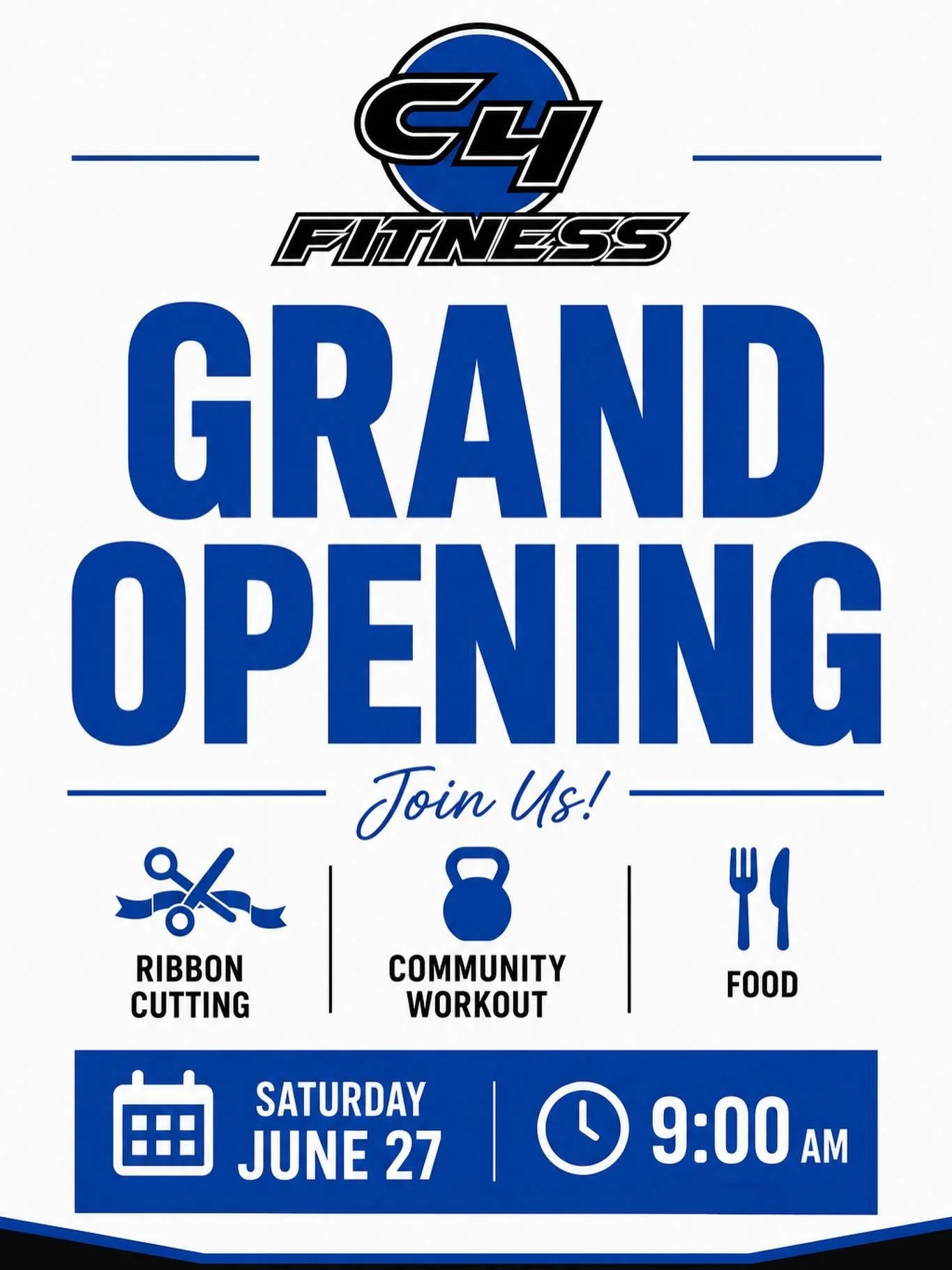 We&rsquo;re excited to celebrate the Grand Opening of C4 Fitness and invite the Whitehouse and Tyler communities to join us!

As a new member of the Whitehouse Chamber of Commerce, we&rsquo;re honored to celebrate with a ribbon cutting as we join oth