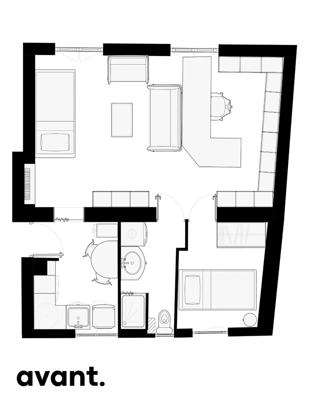 RAMPONEAU &bull; Zoom sur les plans de ce projet de r&eacute;novation compl&egrave;te d&rsquo;un appartement de 38m2 📐

Nous disposions d&eacute;j&agrave; d&rsquo;un tr&egrave;s bel espace de vie c&ocirc;t&eacute; rue, mais il faut avouer que la tai