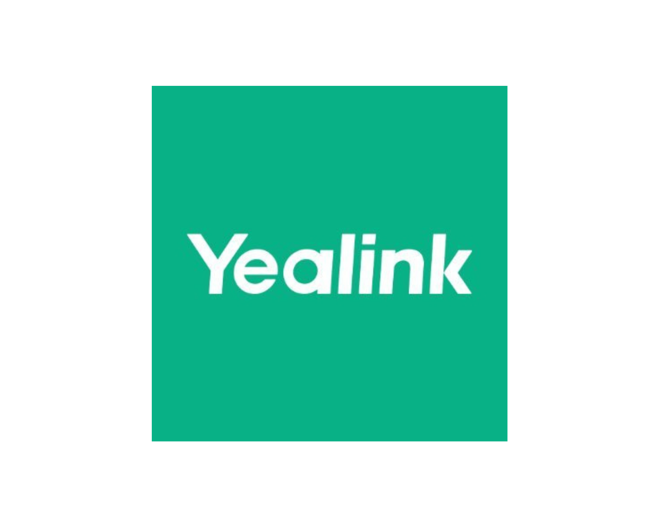 Green square logo with the word 'Yealink' in white text.