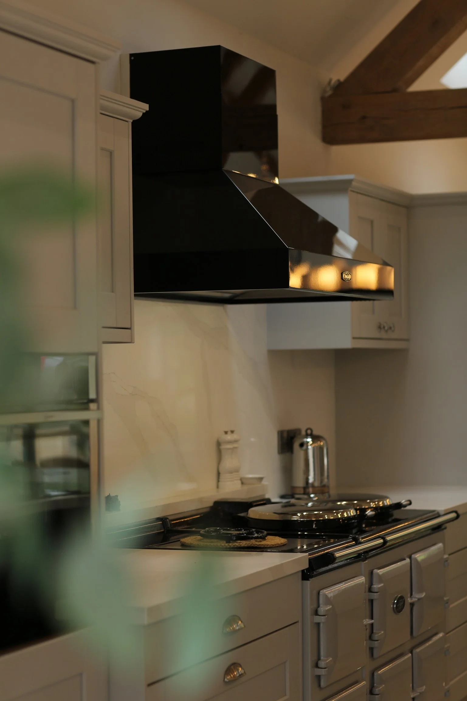 Luxury kitchen fitted in a new home