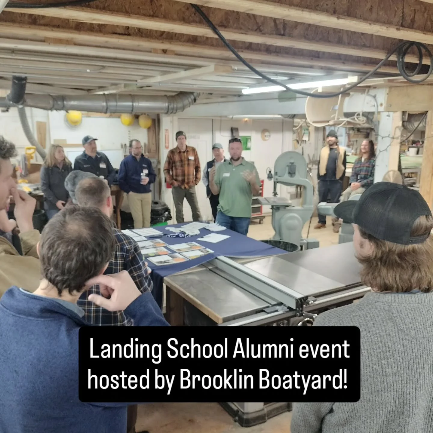 Thank you @brooklinboatyard for hosting @thelandingschool alumni event last night. It was great to see some of my old classmates hear about what everyone has been up to since graduating.
