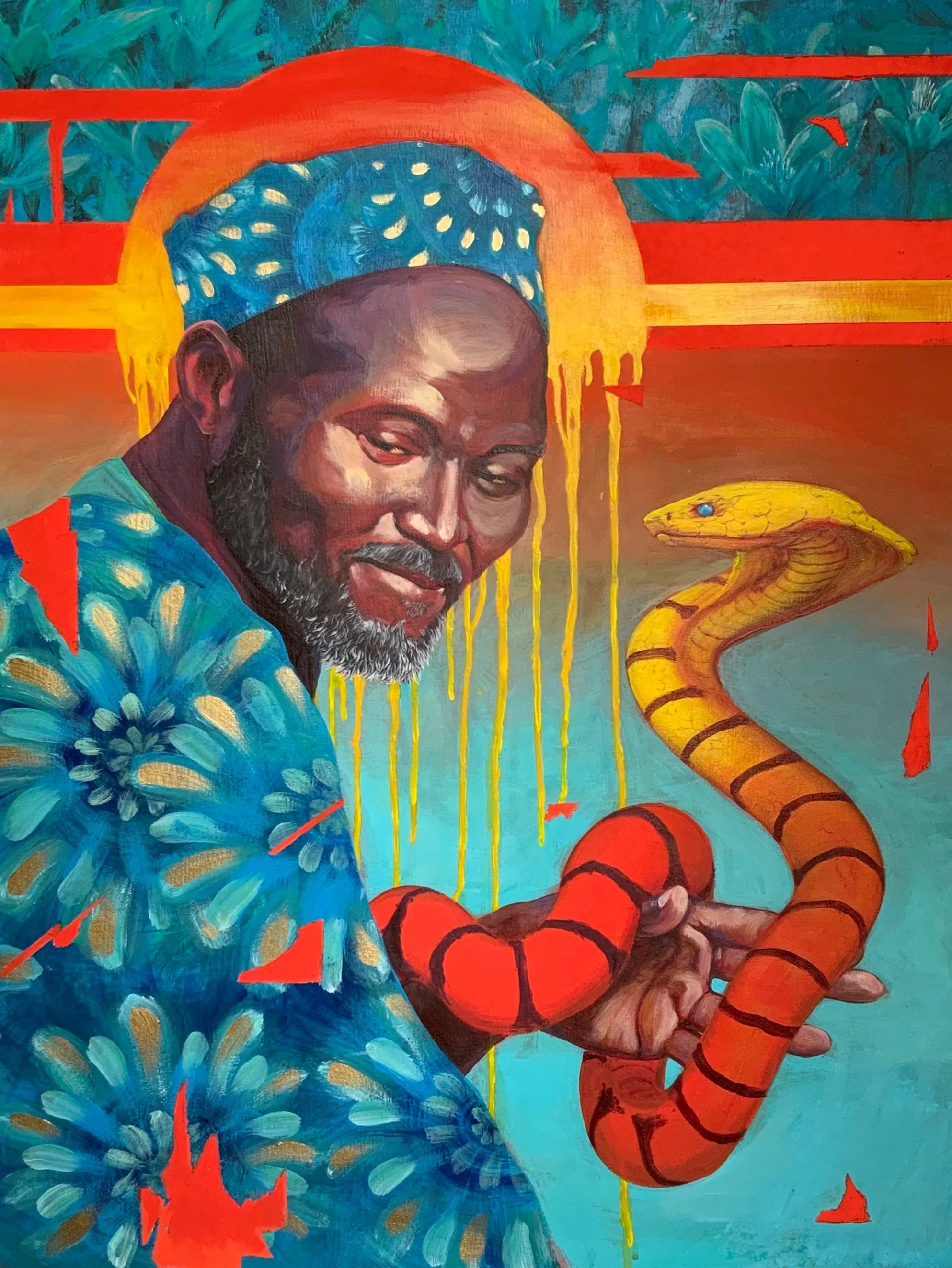 Templanza acrylic painting on canvas by Juan Kantor