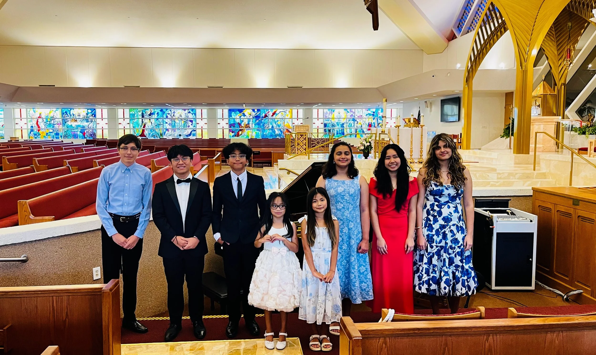 Students at Nana Morimoto Piano & Voice Studio Spring Recital 2026