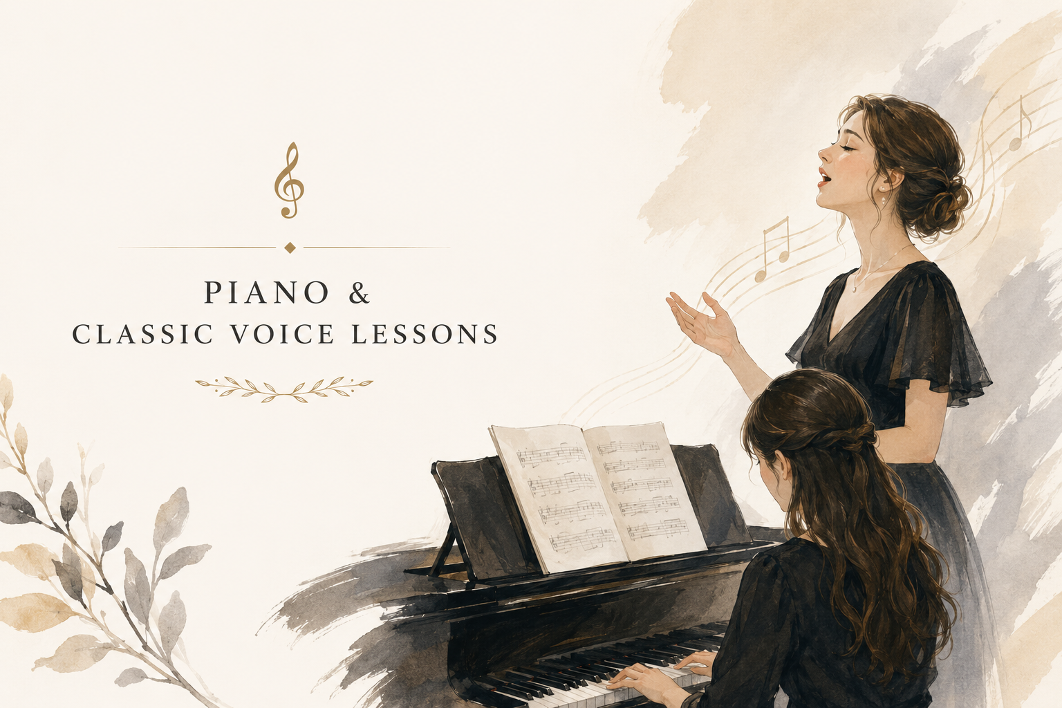 Piano and classical voice lessons with Nana Morimoto