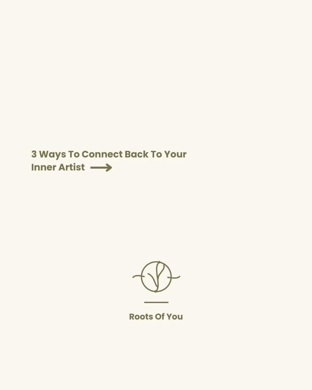 3 Ways To Connect Back To Your Inner Artist ➡️
#creativeexpression #wellbeing #innerartist #creativeworkshops