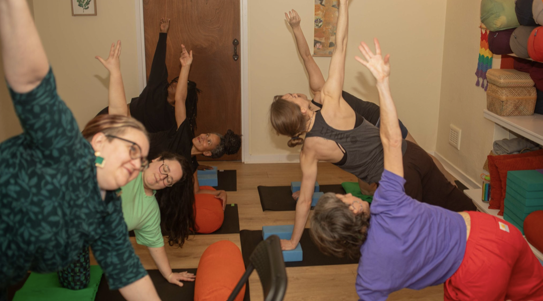 LGBTQIA+ Community Yoga Class 
Gentle, playful, deeply restful yoga, to turn up exactly as you are, and connect with yourself and community. 
Mondays at 7:30pm – 8:30pm
+ Wednesdays 6pm – 7pm.
Starting from £7.50
Gather Brighton CIC