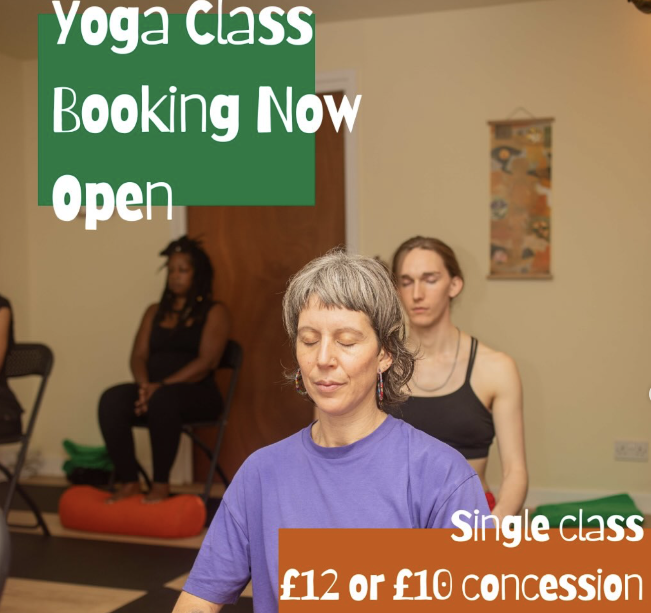 Yoga Class. A playful approach to shapes, movement, and rest, exploring what feels good, and not worrying about ‘getting it right’. Mondays from 6pm – 7pm
Starting from £7.50 
Gather Brighton CIC