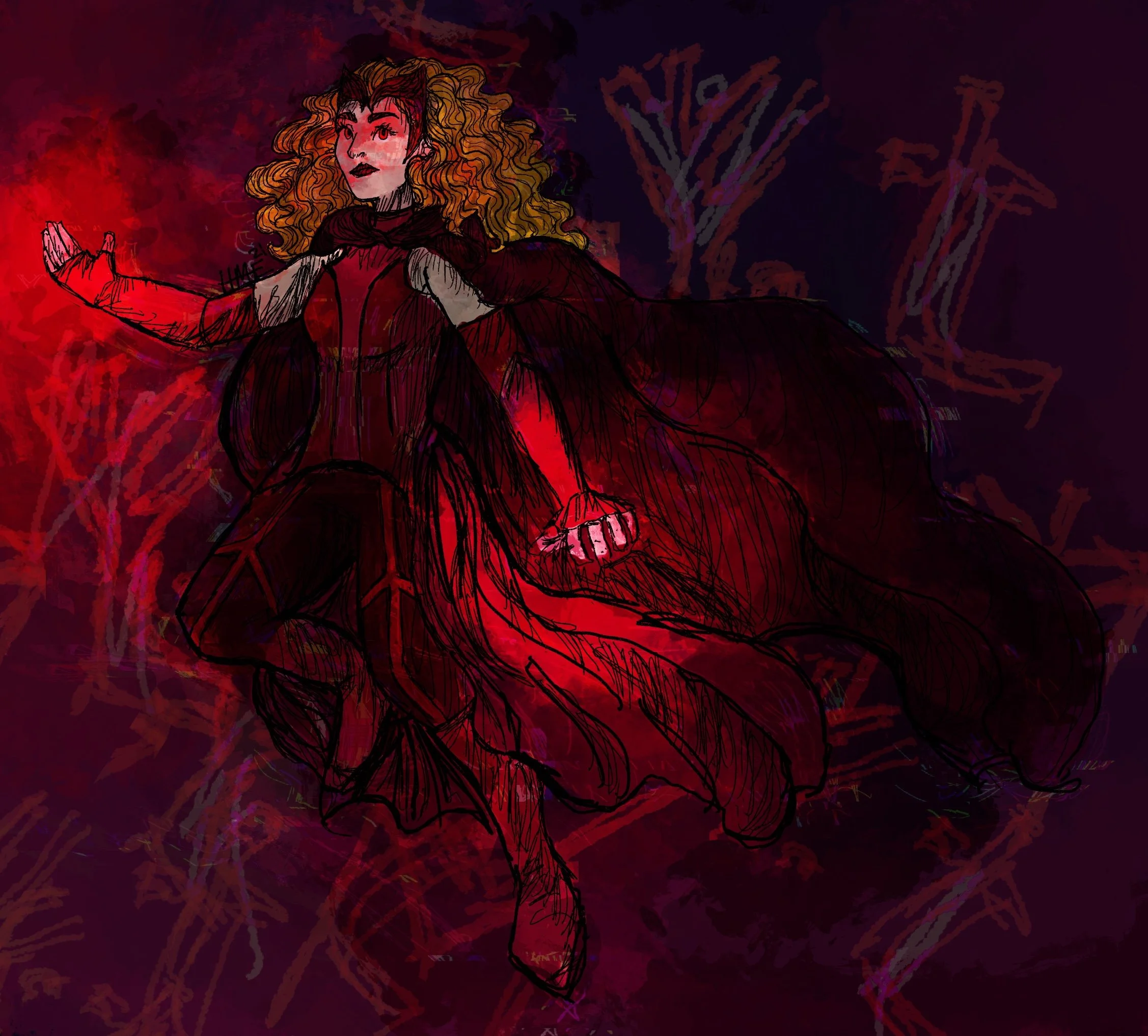 Wanda Maximoff from WandaVision, Marvel Comics