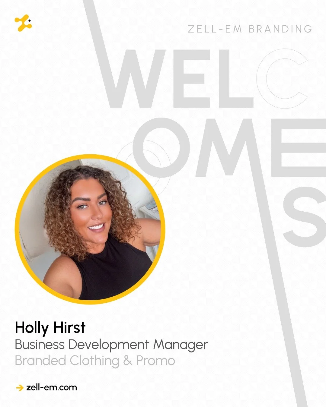 The Zell-Em team is getting a little bigger! 📈

We&rsquo;re counting down the days until Holly joins us next week as our new Business Development Manager for branded clothing and promo!

It&rsquo;s a busy time here at Zell-Em HQ, and we can&rsquo;t 