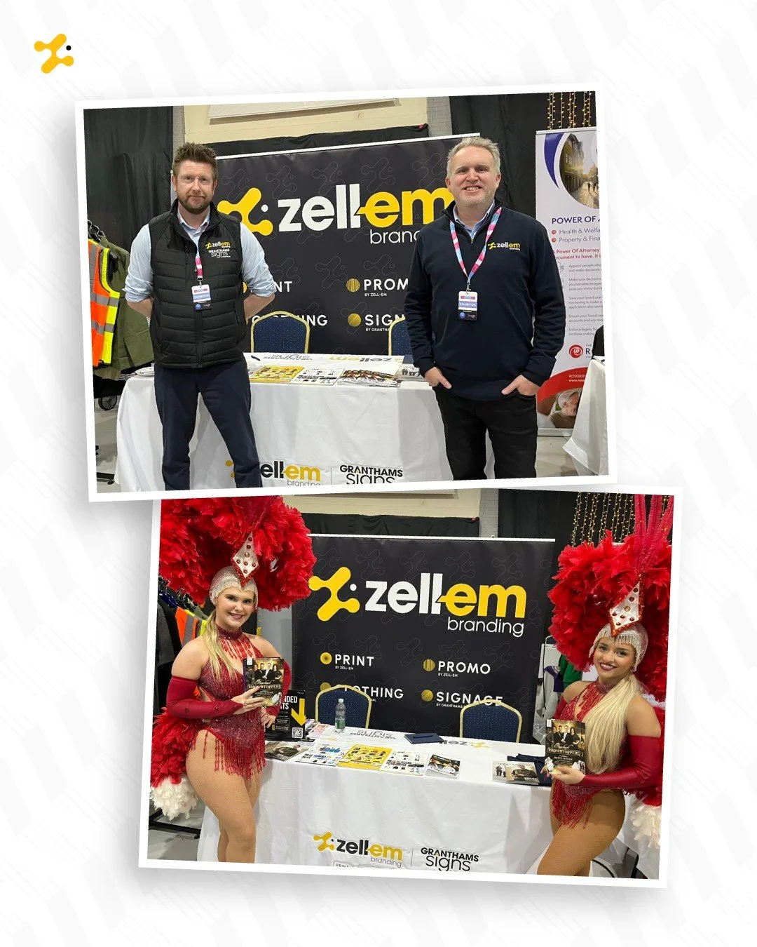 What do you think, vests or feathers? 🪶 

It was great to meet everyone at the #StayBlackpool trade show today at Norbreck Castle Hotel! 🏰

Our team is officially inspired - next year, expect more branding, more business, and significantly more plu