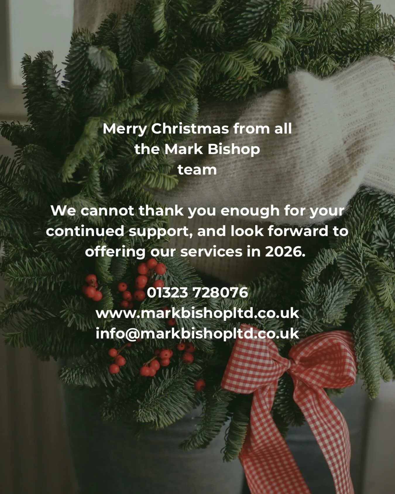 Merry Christmas to you all from the Mark Bishop team. 

Thank you for your continued support and we look forward to offering you our services in 2026 🎄🎄