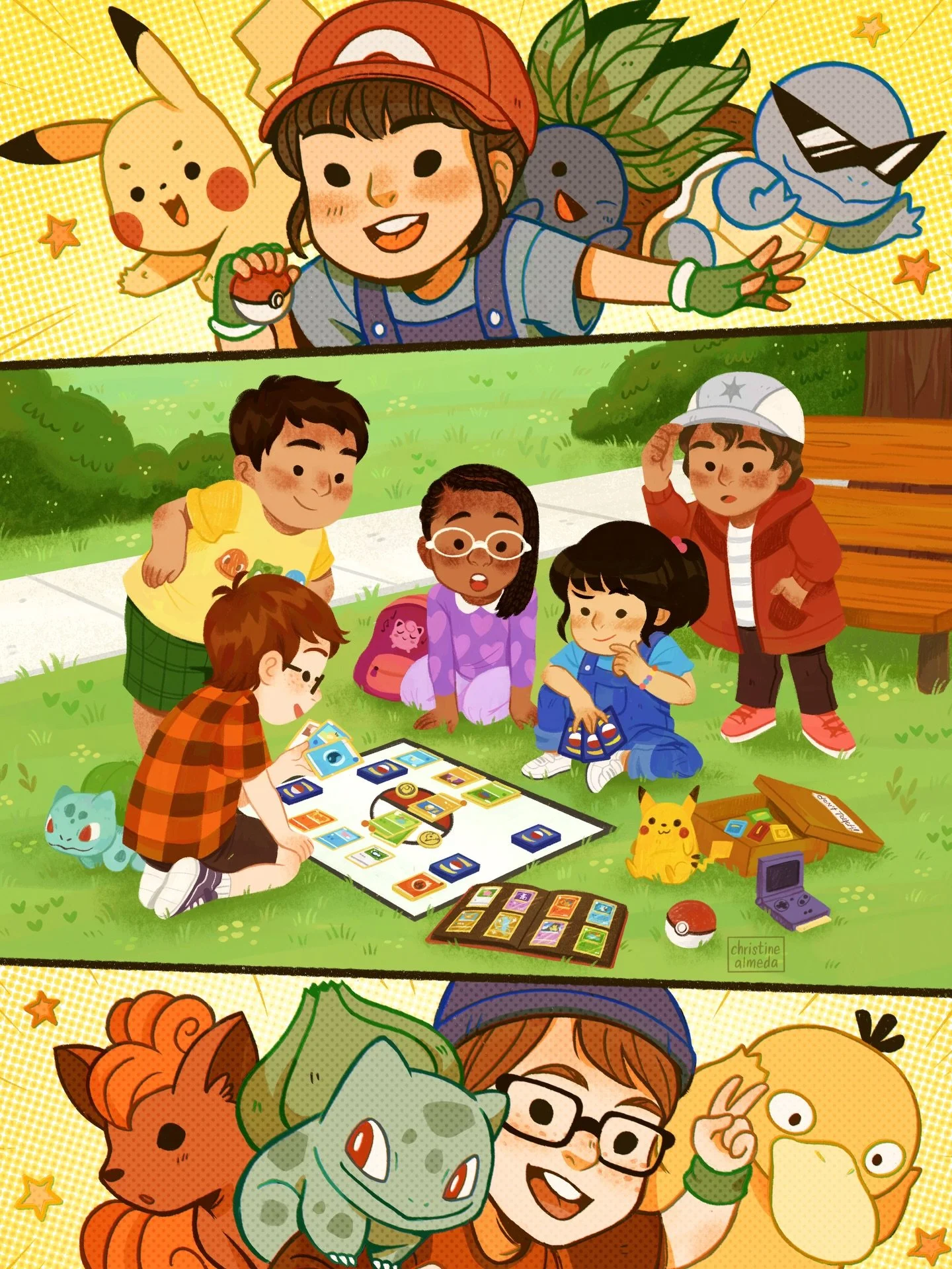 Celebrating 30 years of #Pokemon by sharing some of my fan art from over the years! My first game was Crystal version 🥹 Happy #PokemonDay 💛

#illustration #pikachu #fanart @pokemon