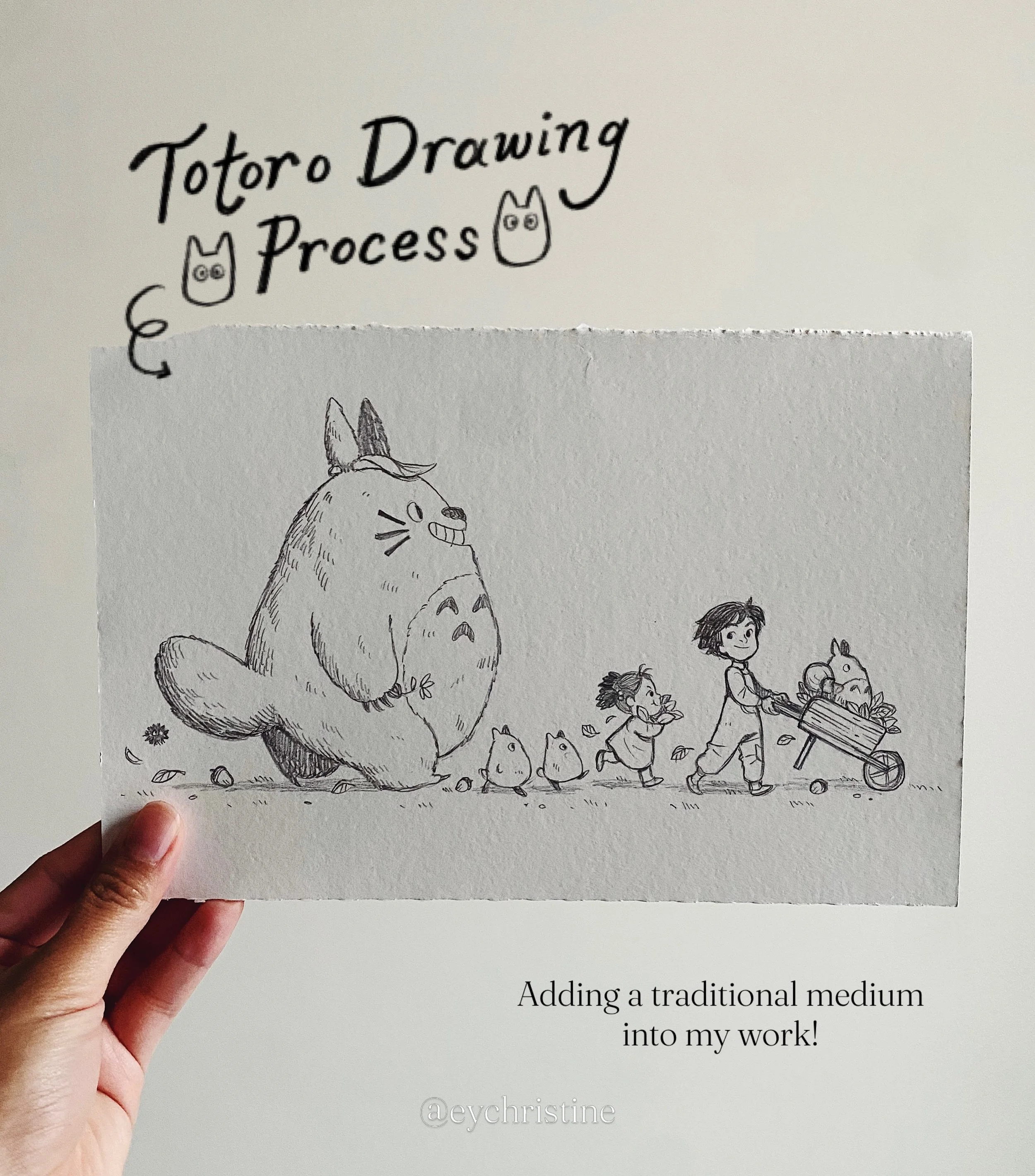 Someone over on Substack asked about this new process I&rsquo;m using for October&rsquo;s drawing prompts. So here it is! 

I really love graphite, the way it gives me structure, as well as a texture I don&rsquo;t have so try so hard to imitate digit