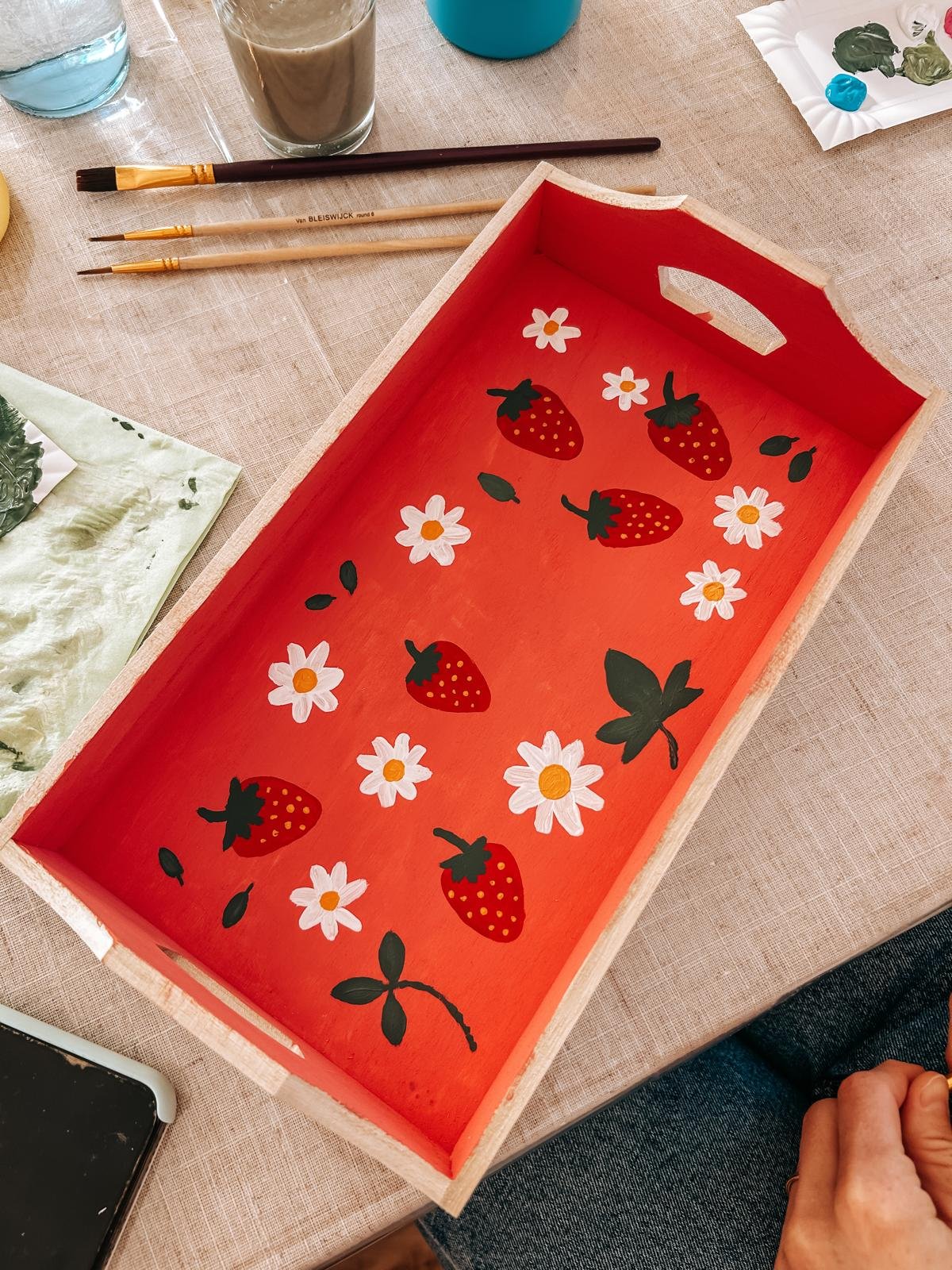 Tabletts gestalten - kreativer Workshop