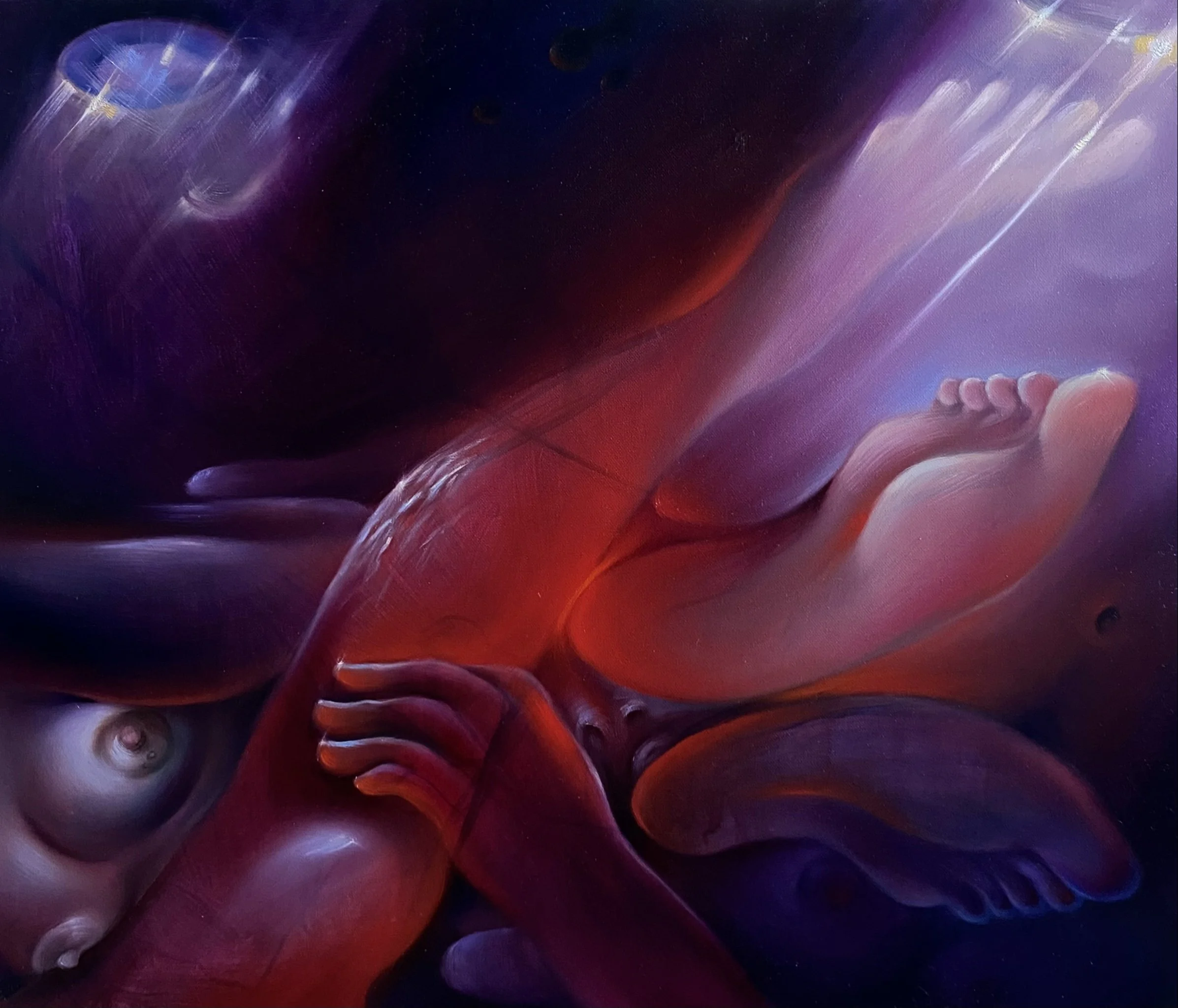 Heatstroke / 2024 / Oil on canvas / 60 x 70cm