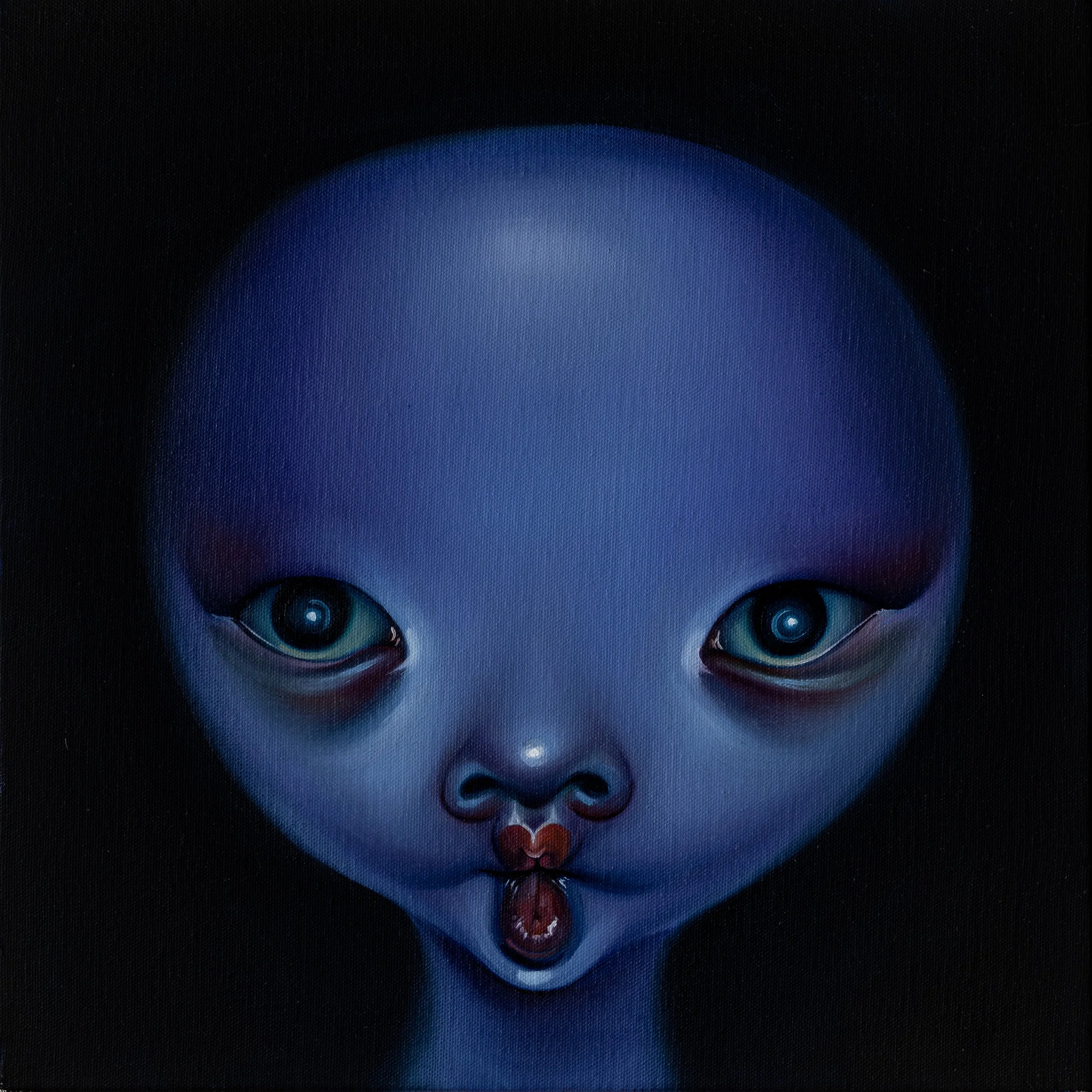 Sleepwalker #3 / 2022 / Oil on canvas / 40 x 40 cm