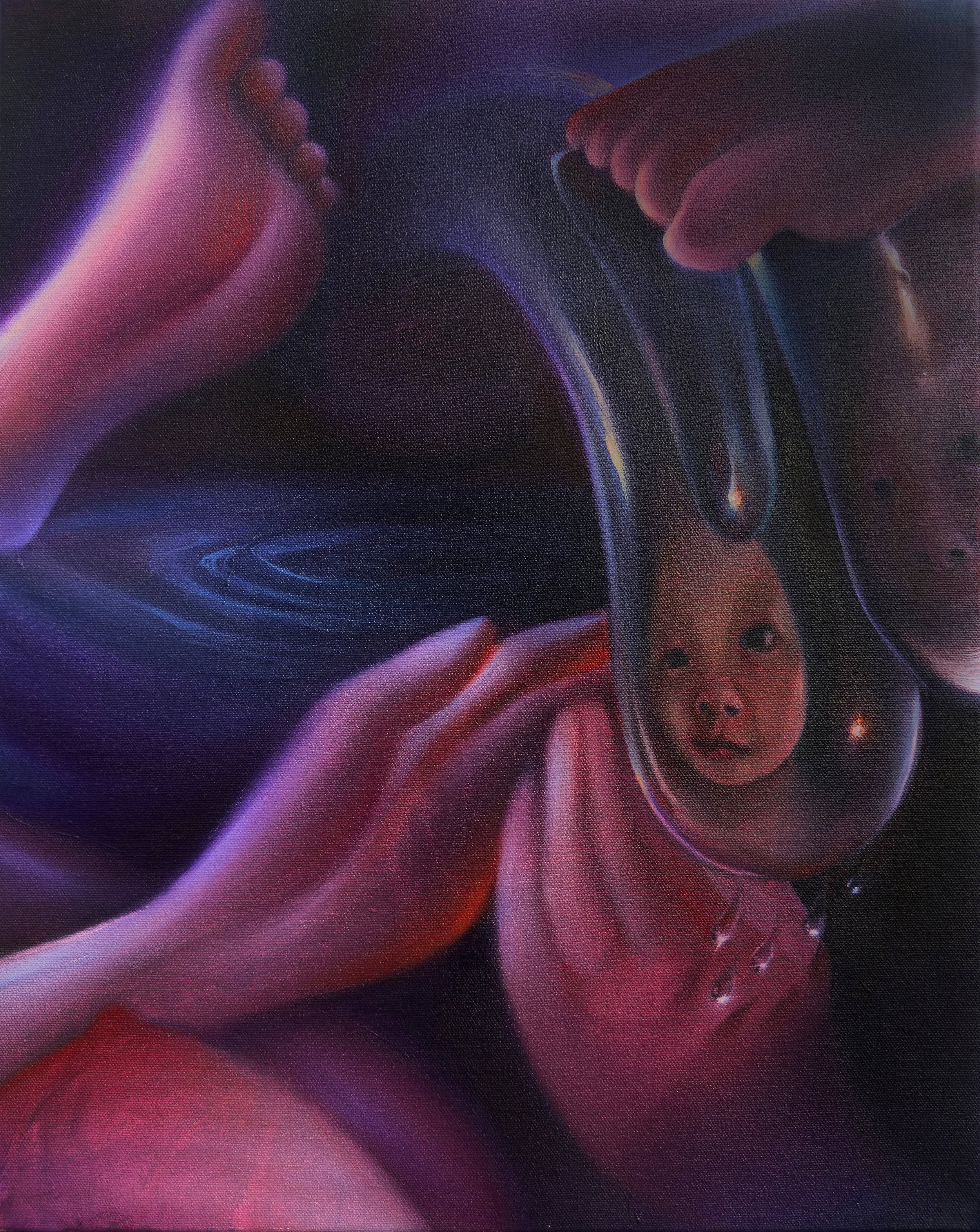 Tap / 2024 / Oil on canvas / 40 x 50 cm
