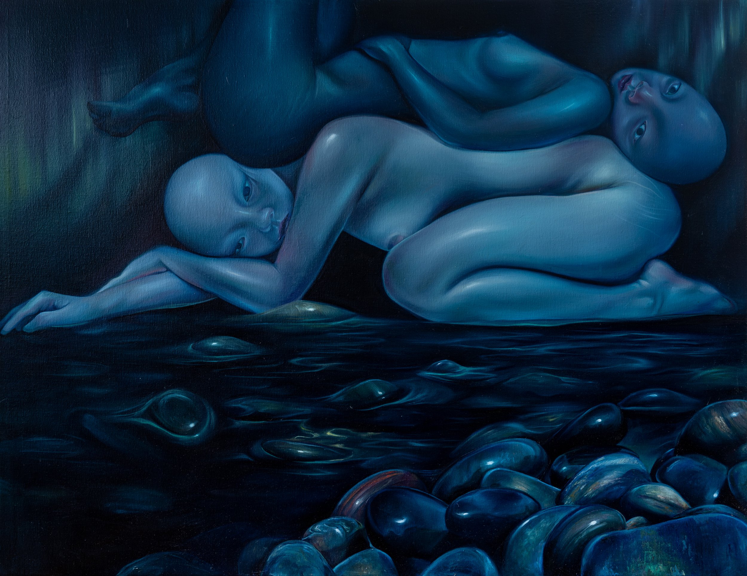 Stay Still / 2021 / Oil on linen / 101 x 131 cm