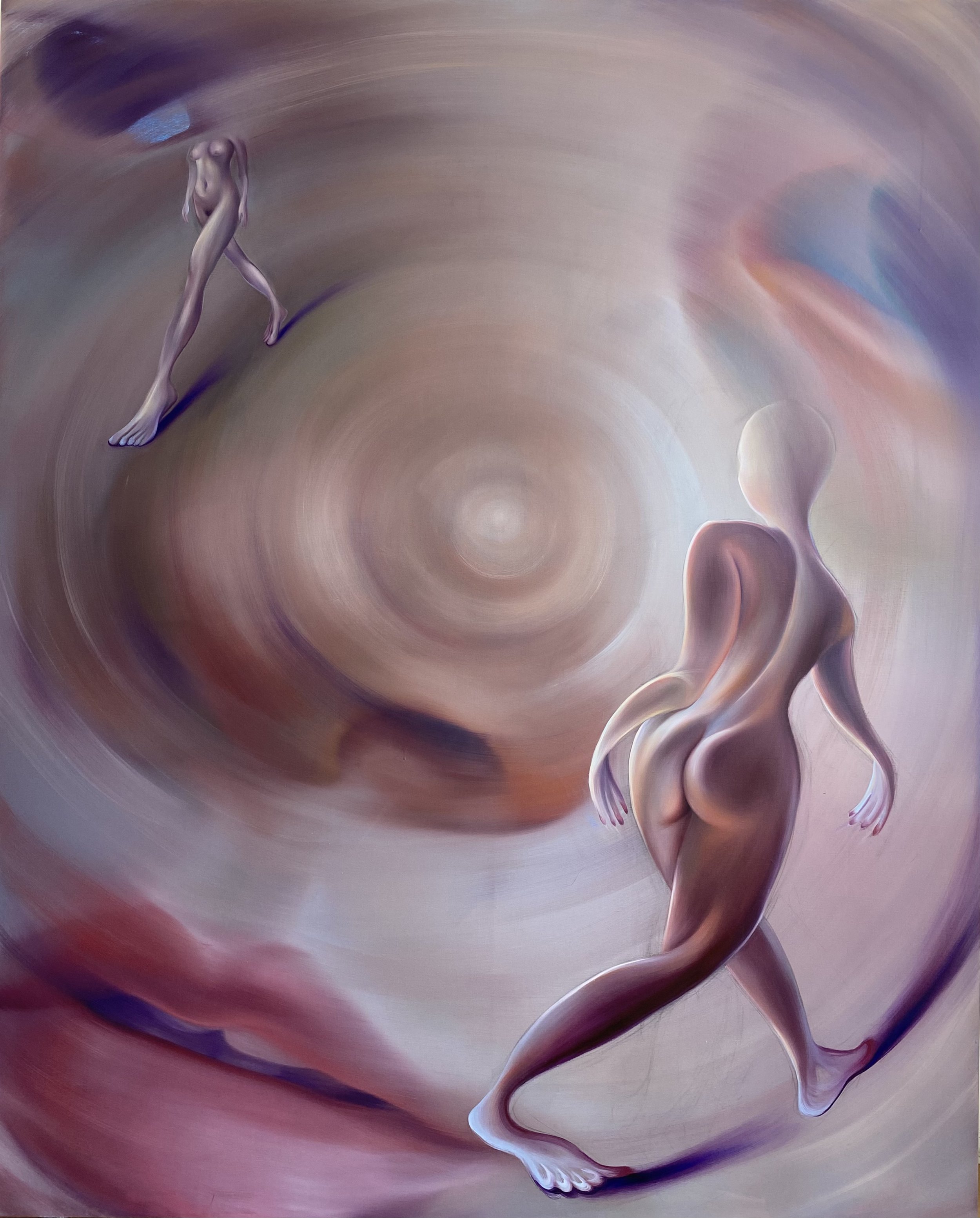 I Only Wish to Be Blinded by Your Gaze / 2023 / Oil on linen / 210 x 170 cm