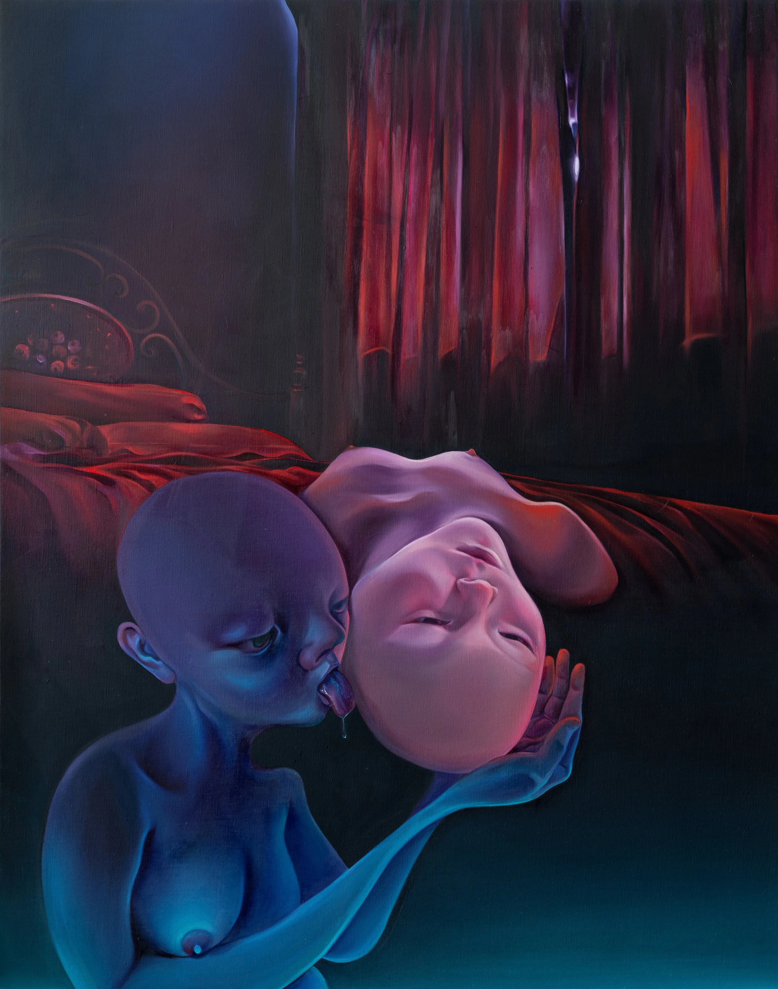 Red Room / 2022 / Oil on canvas / 140 x 110 cm