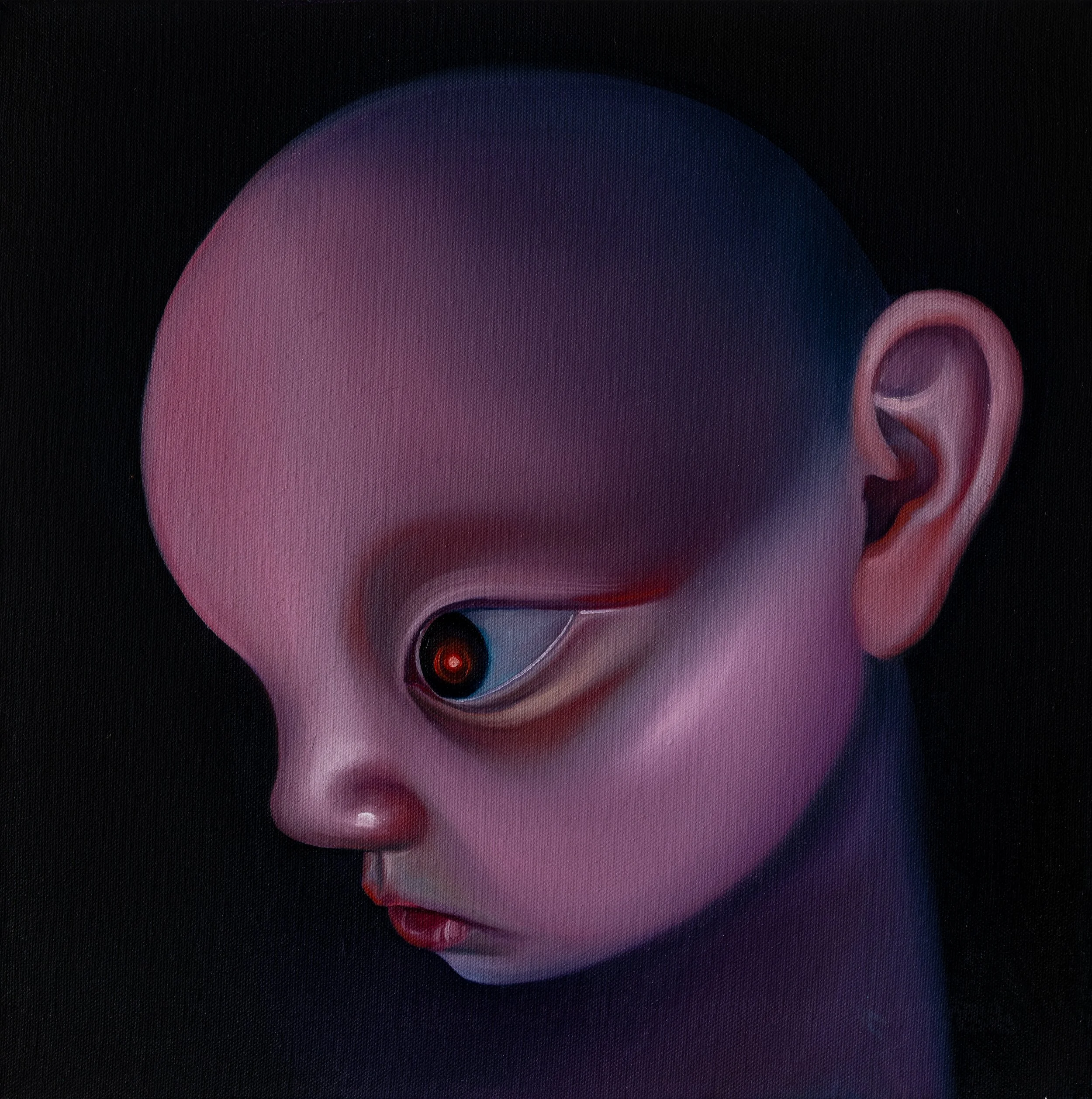 Sleepwalker #1 / 2022 / Oil on canvas / 40 x 40 cm
