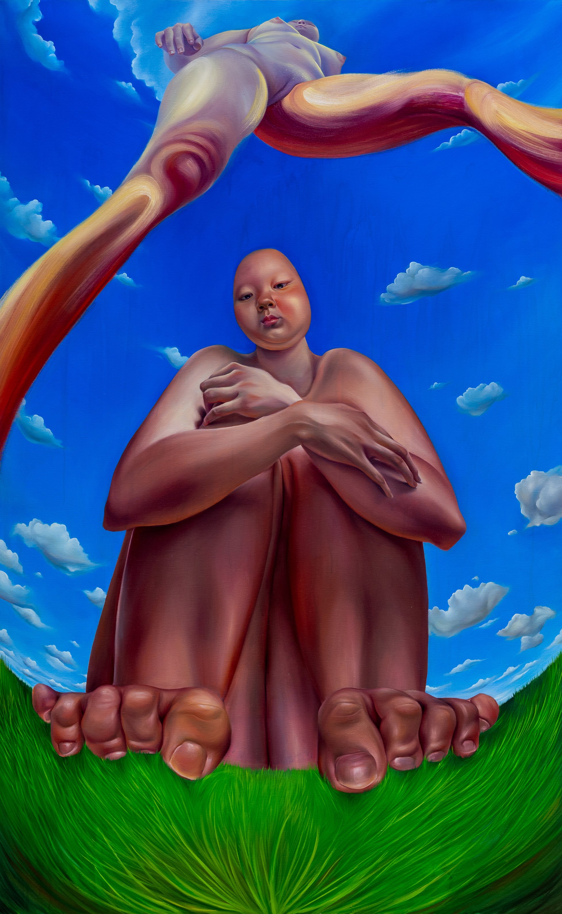 Grippers / 2023 / Oil on canvas / 210 x 130 cm